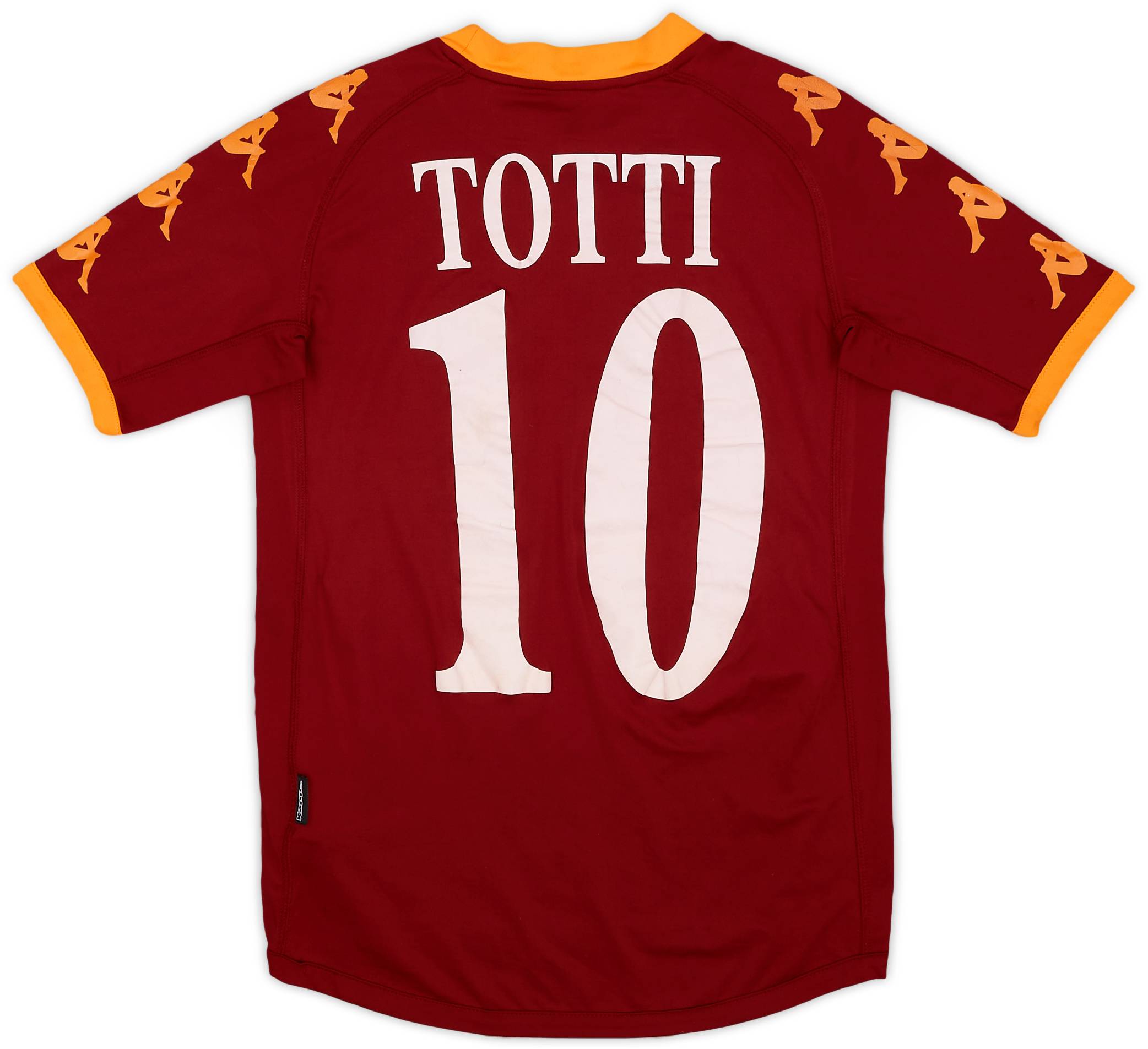 2010-11 Roma Home Shirt Totti #10 - 6/10 - (L.Boys)