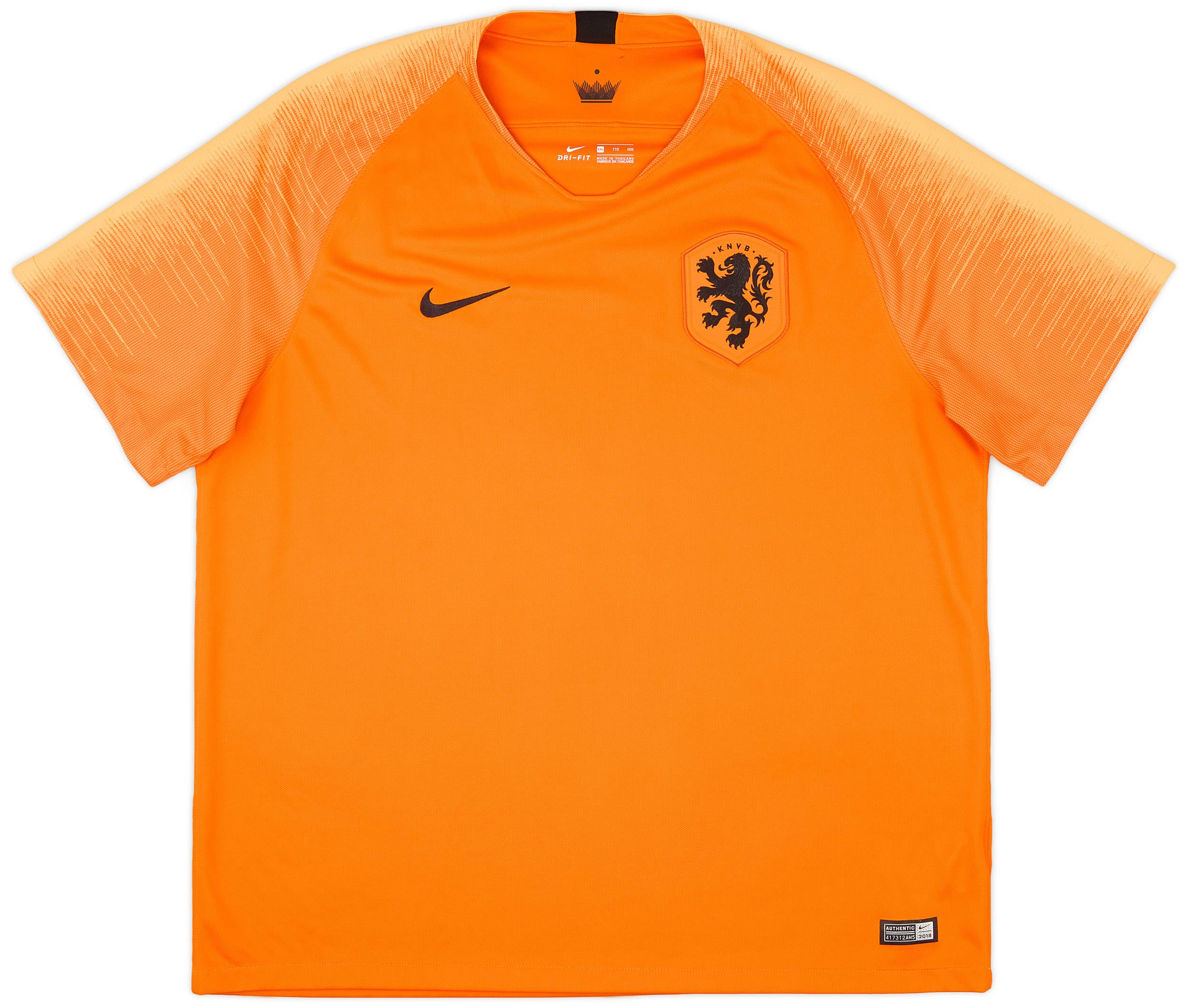 2018-19 Netherlands Home Shirt - 7/10 - (XXL)