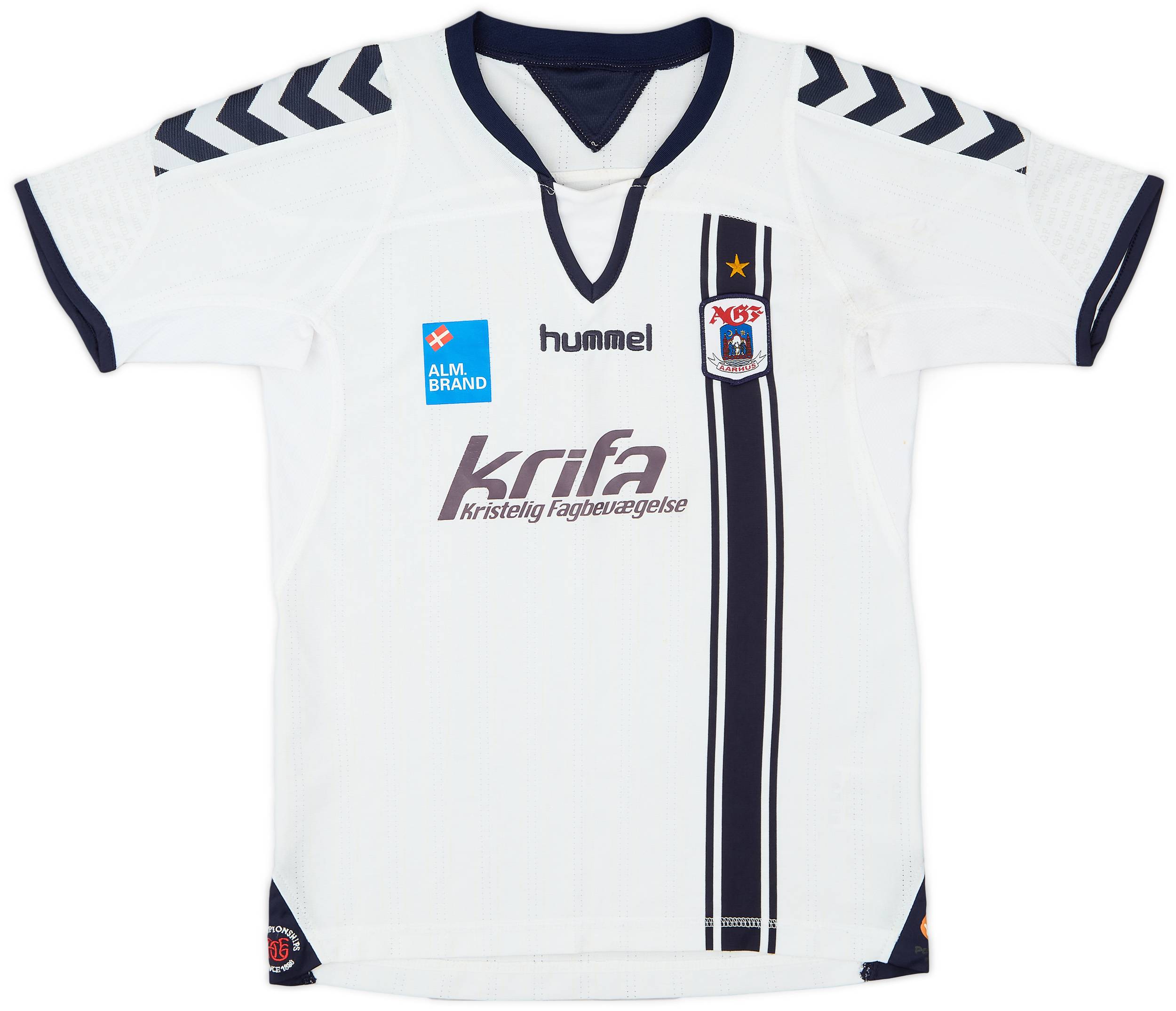 2011-12 AGF Aarhus Home Shirt - 7/10 - (M.Boys)