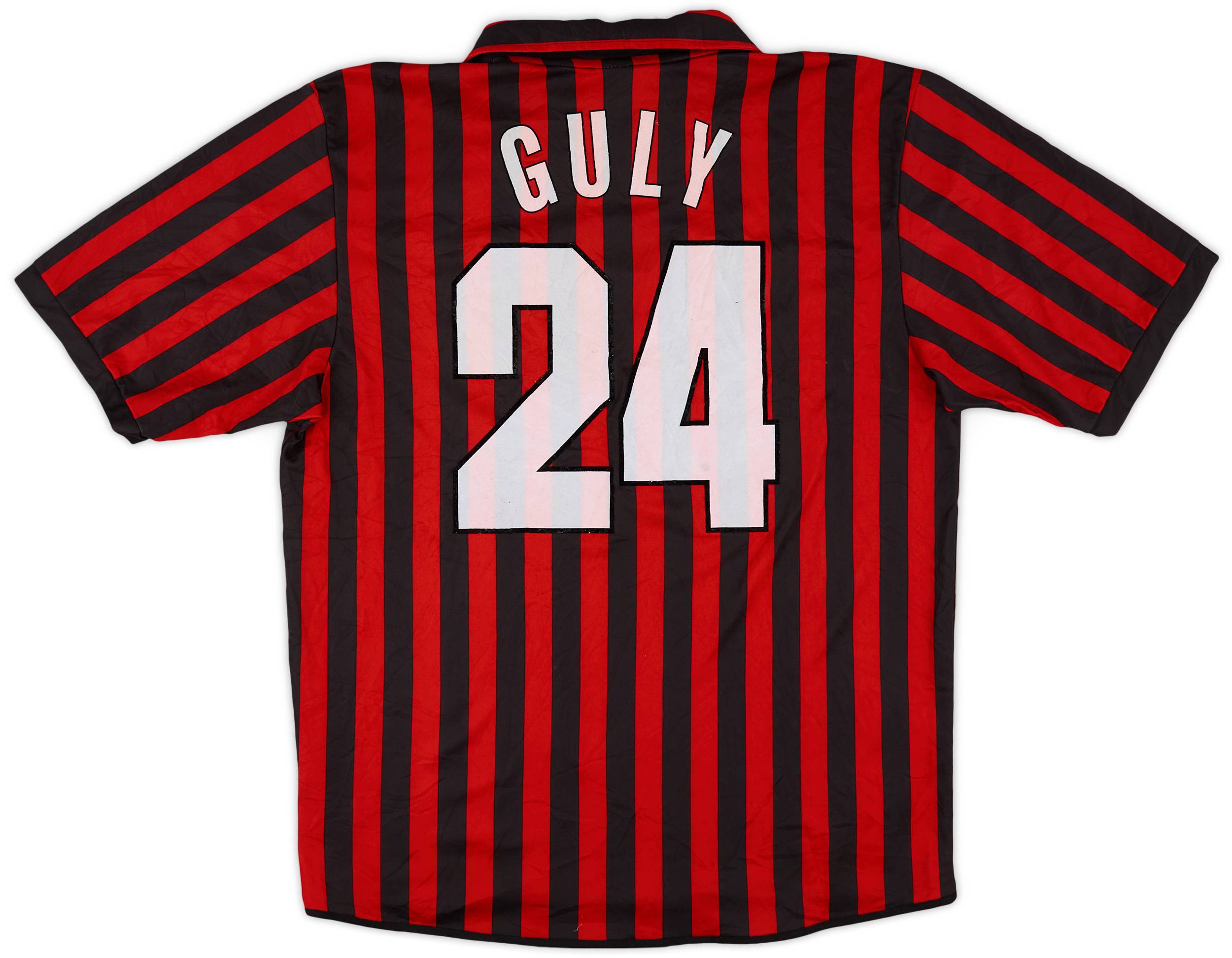 1999-00 AC Milan Centenary Home Shirt Guly #24 - 7/10 - (L)
