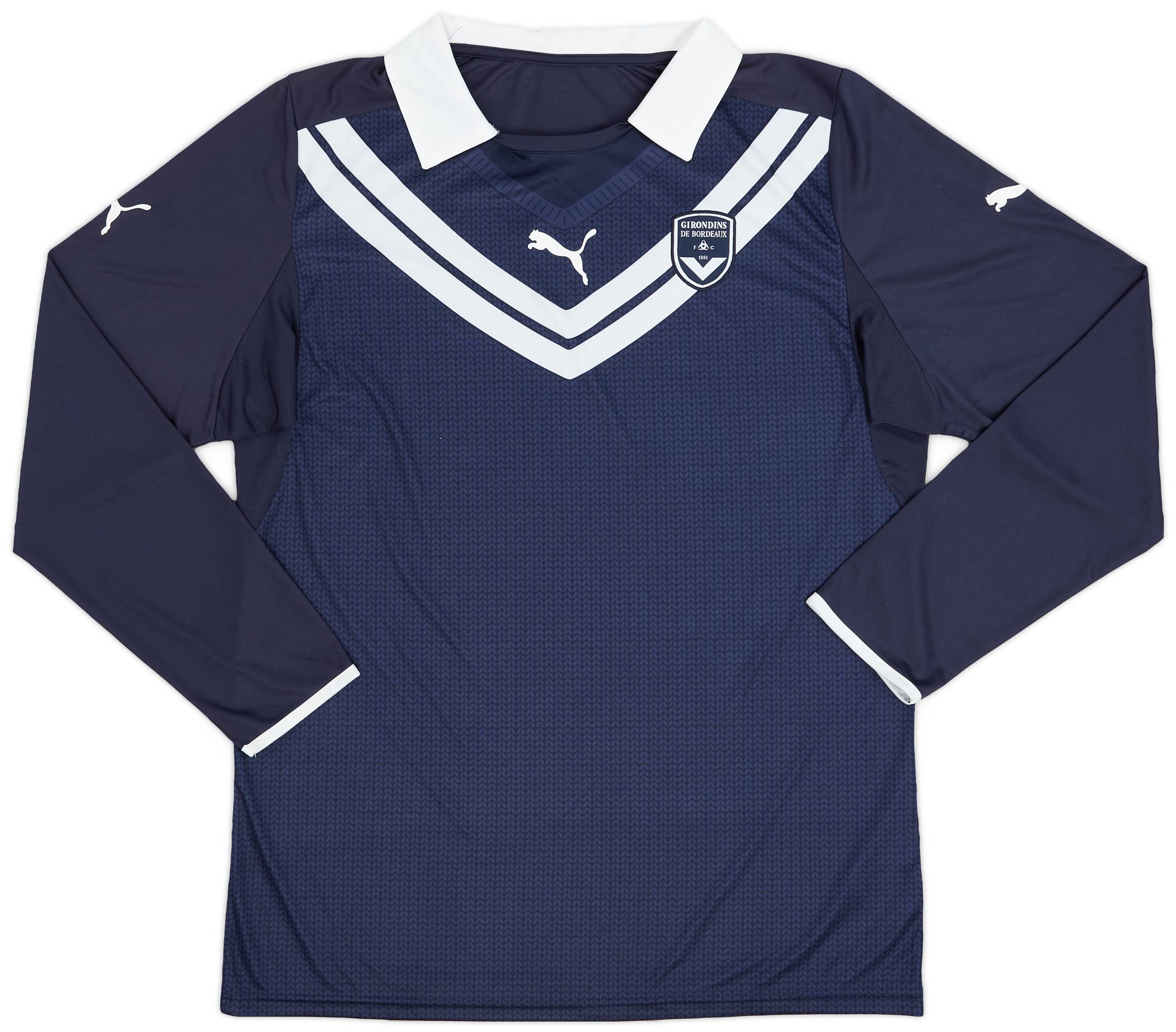 2012-13 Bordeaux Player Issue Home L/S Shirt - 9/10 - (XL)