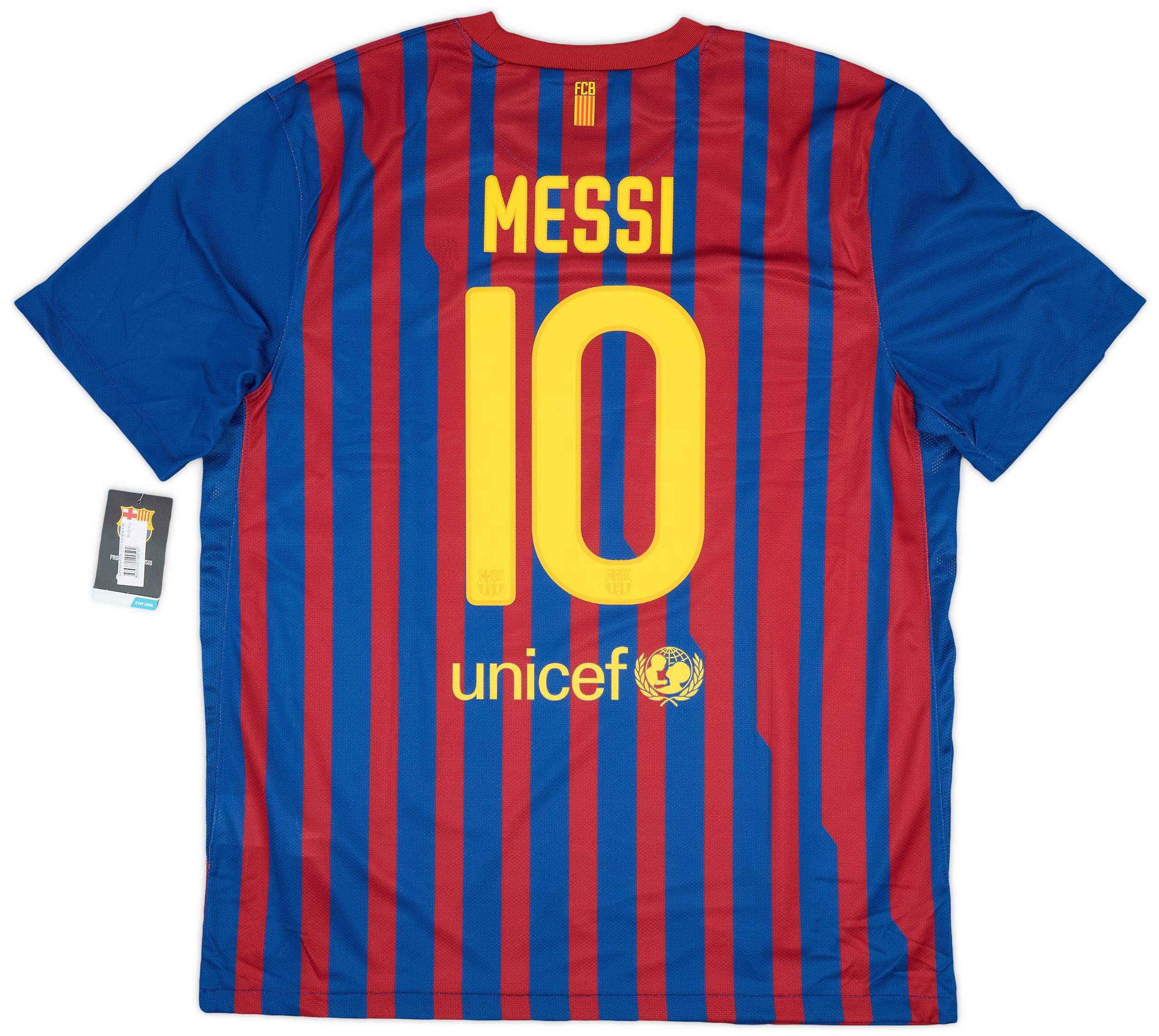 2011-12 Barcelona Home Shirt Messi #10 (XL)