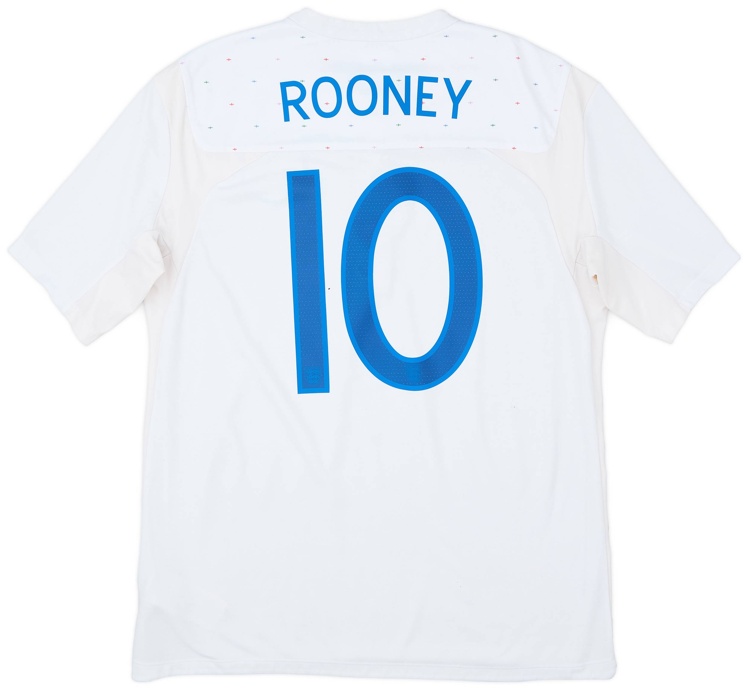 2010-11 England Home Shirt Rooney #10 - 7/10 - (L)