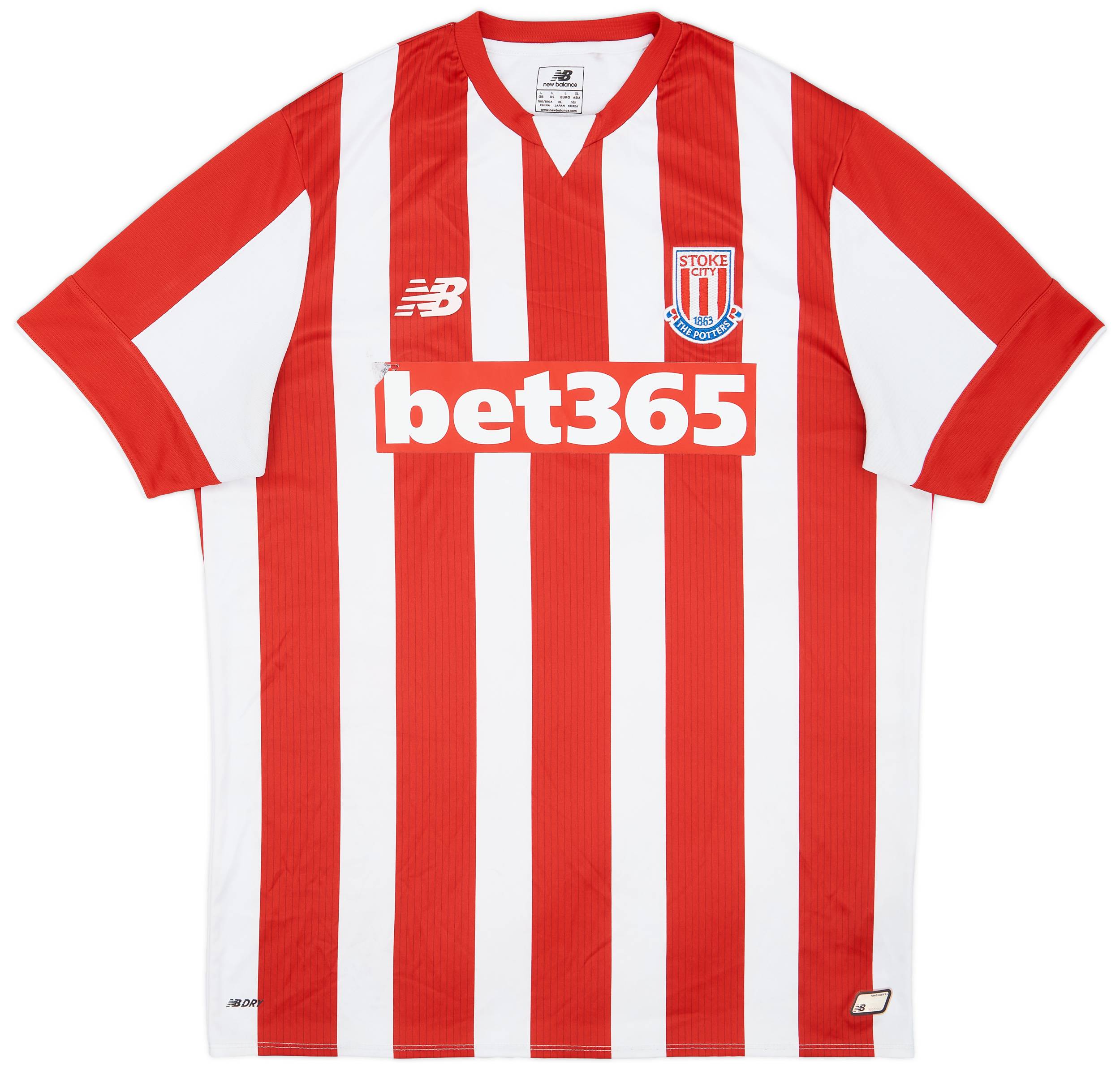 2015-16 Stoke City Home Shirt - 5/10 - (L)