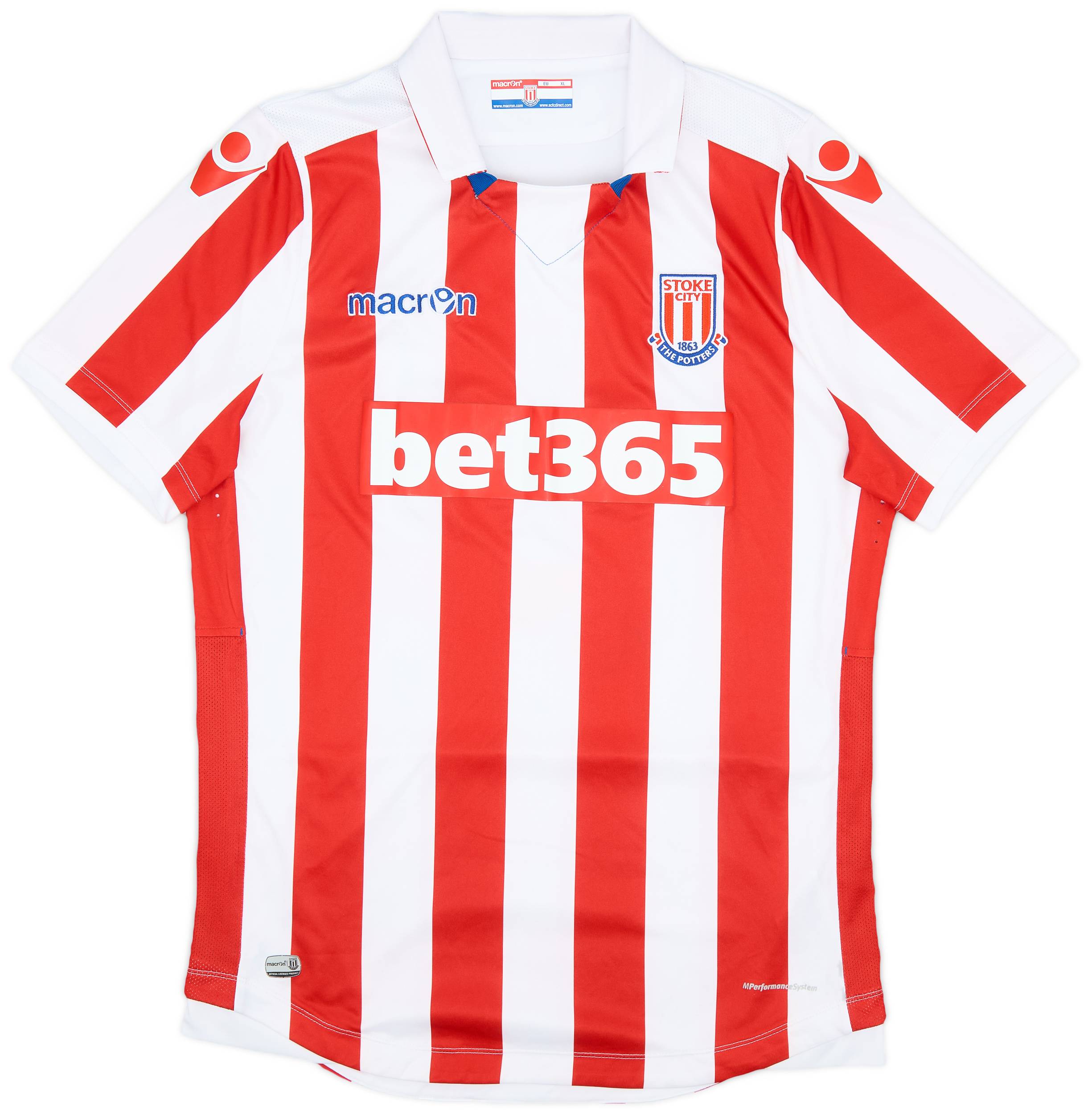 2016-17 Stoke City Home Shirt - 10/10 - (XL)