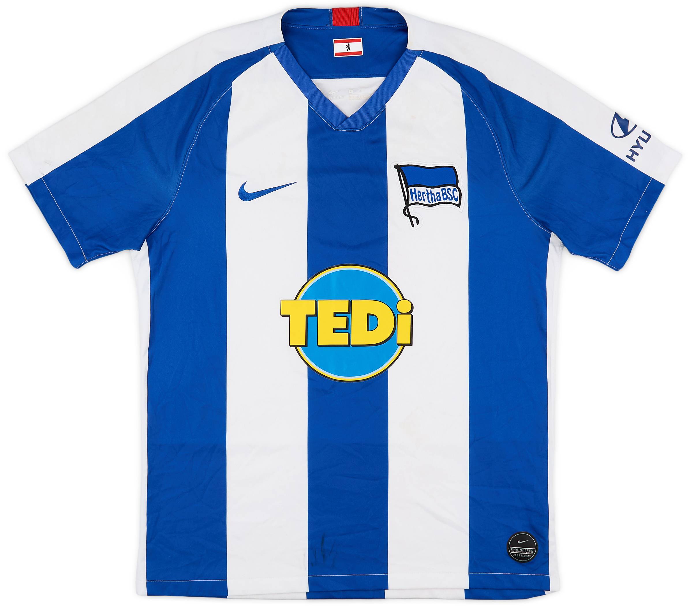 2019-20 Hertha Berlin Home Shirt - 6/10 - (L)