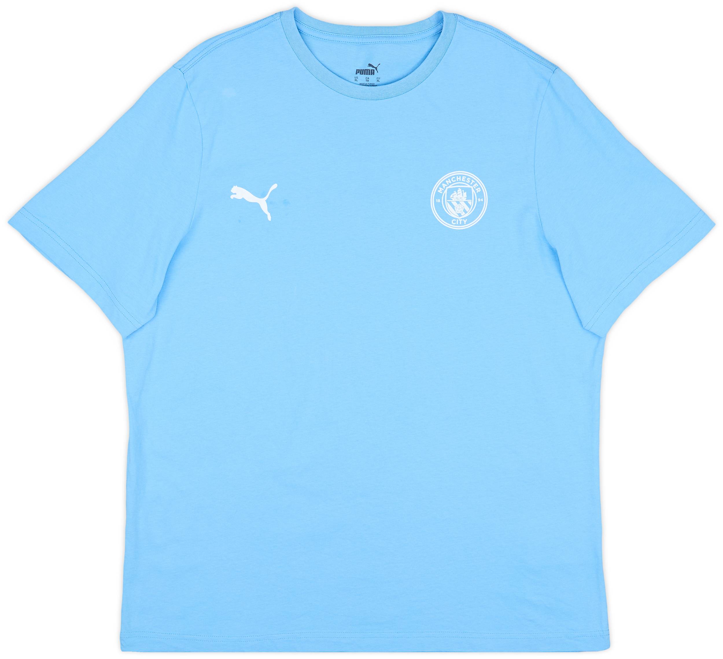 2024-25 Manchester City Puma Cotton Tee - As New - (XL)