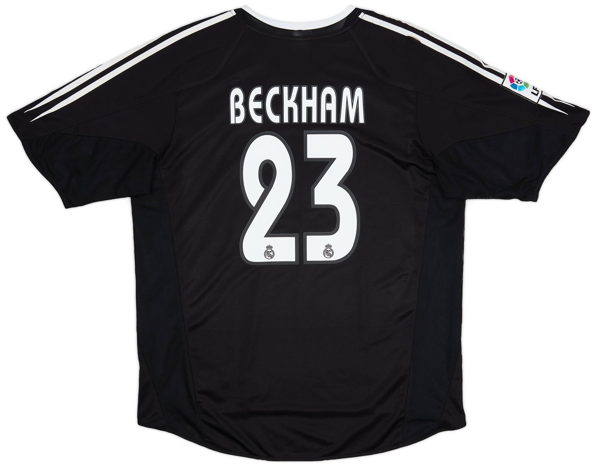 2004-05 Real Madrid Away Shirt Beckham #23 - 6/10 - (L)