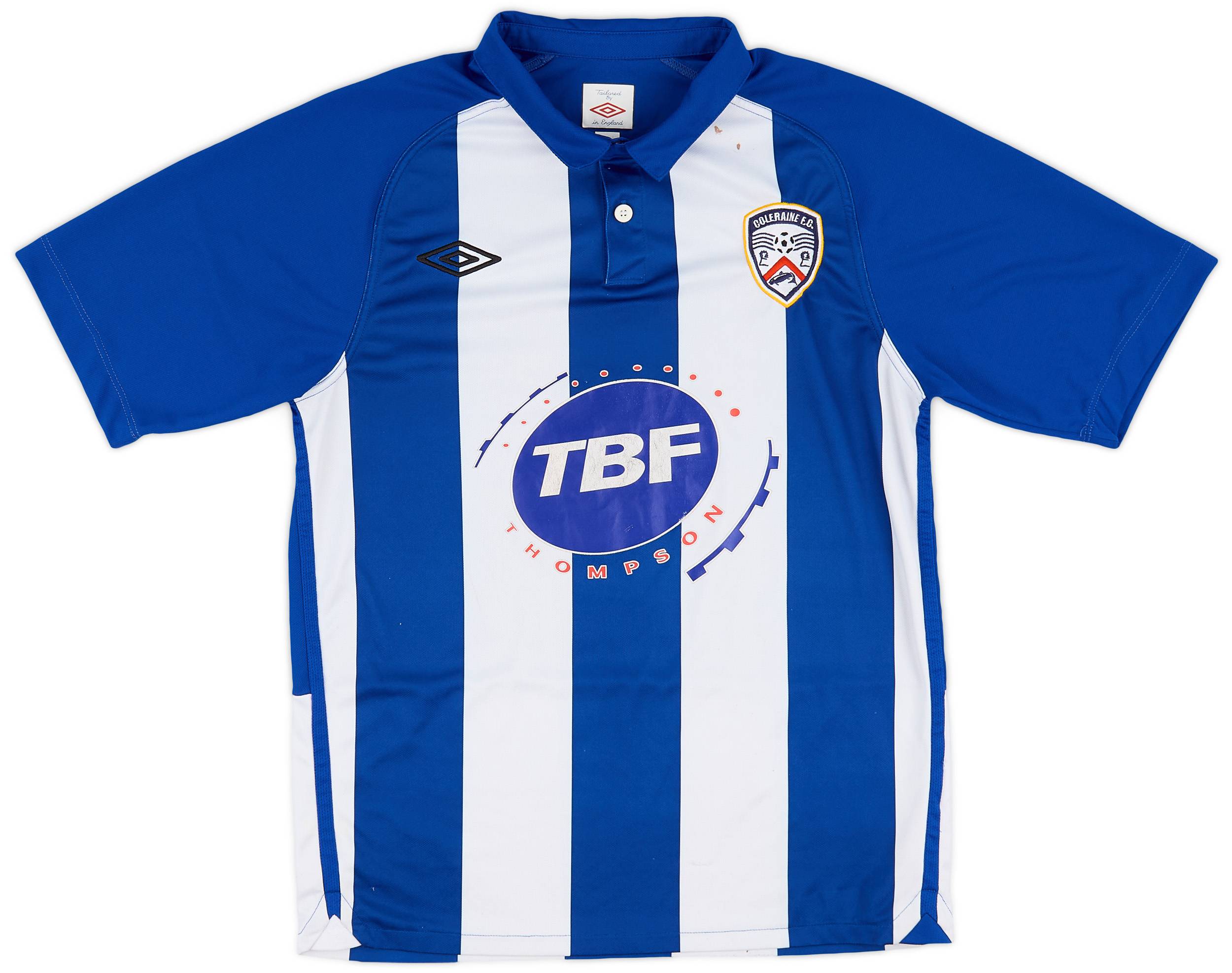 2012-14 Coleraine Home Shirt - 6/10 - (S)