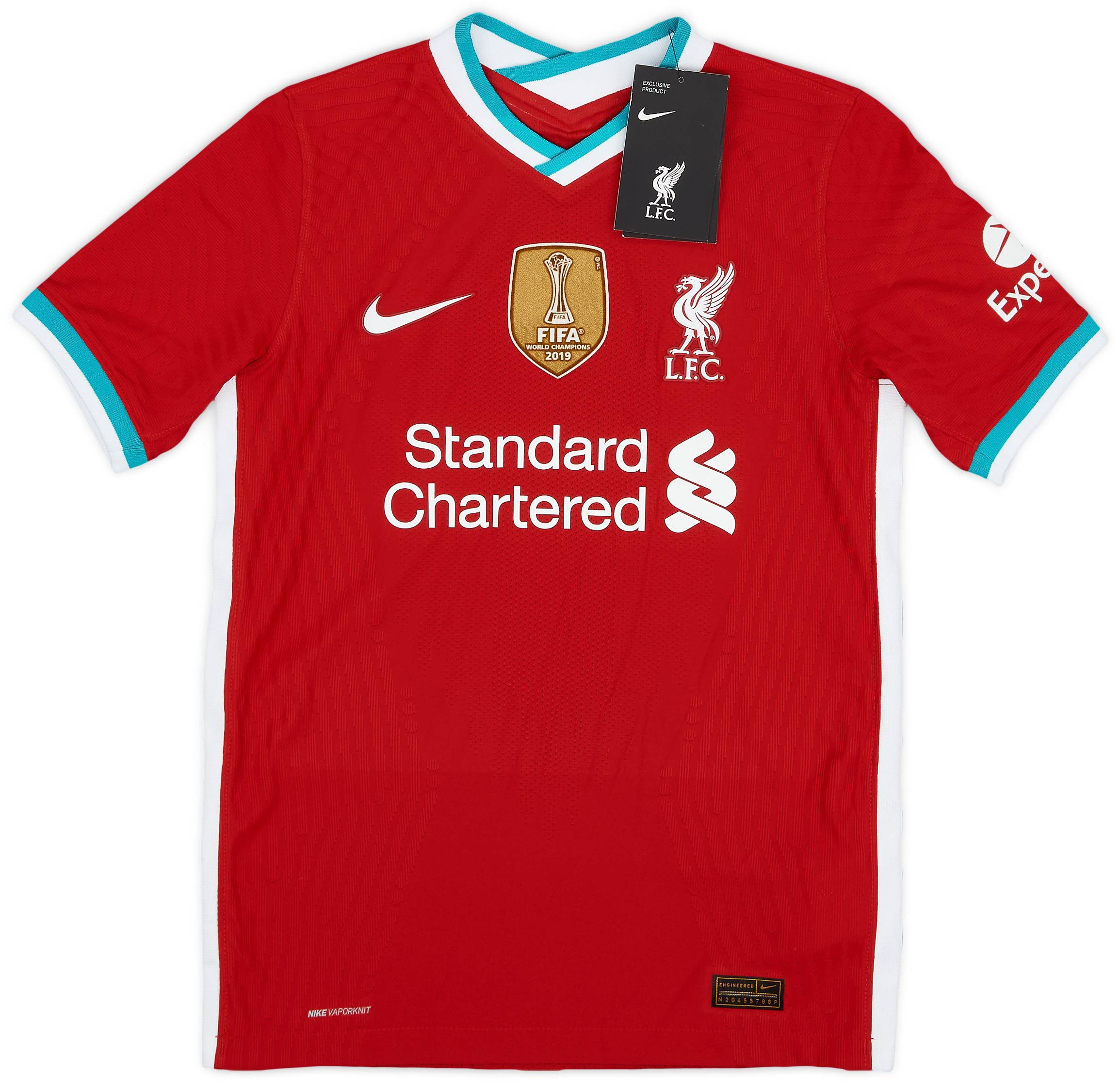 2020-21 Liverpool Authentic Home Shirt (M.Boys)