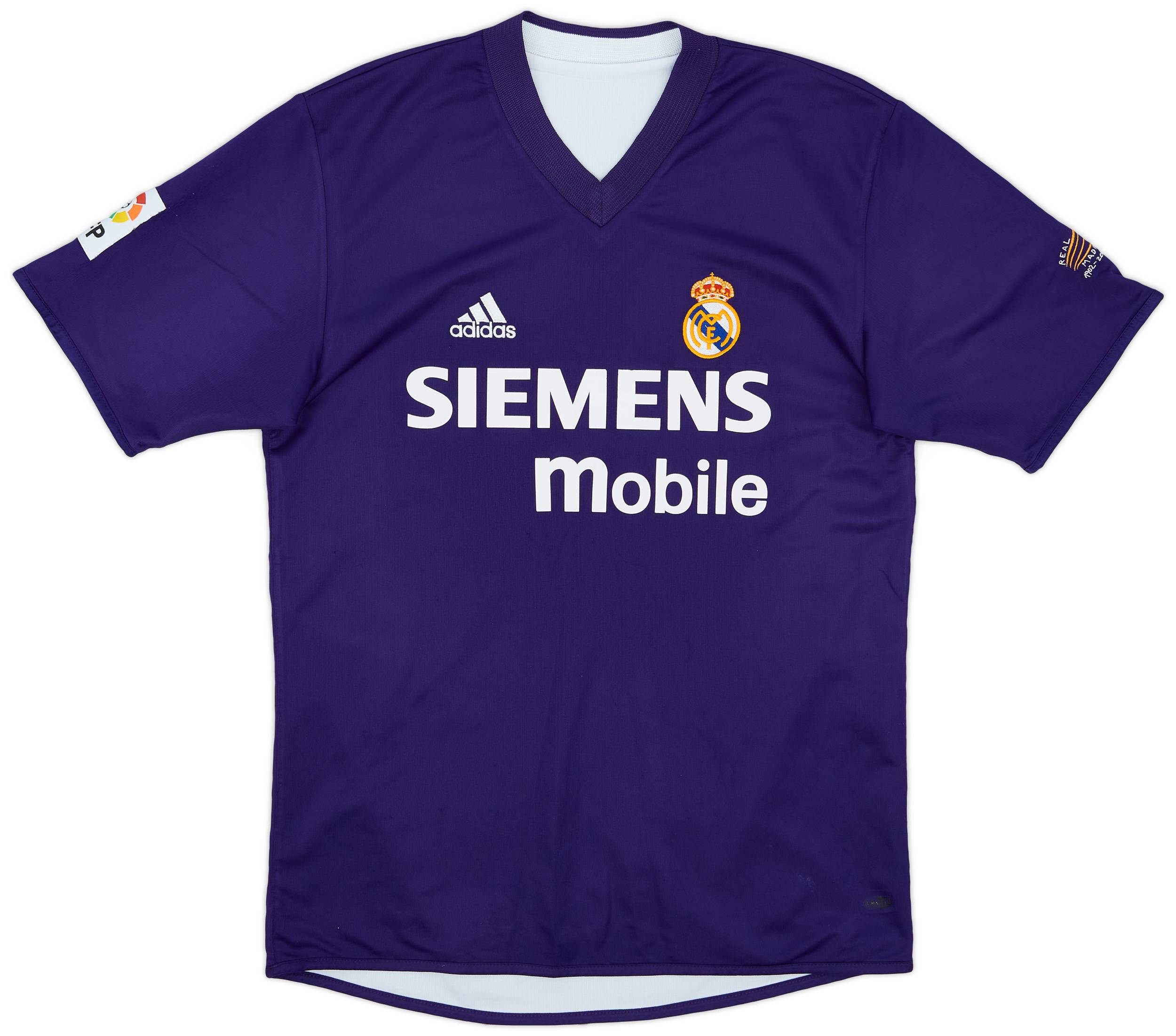 2002-03 Real Madrid Centenary Third Shirt Zidane #5 - 8/10 - (M)
