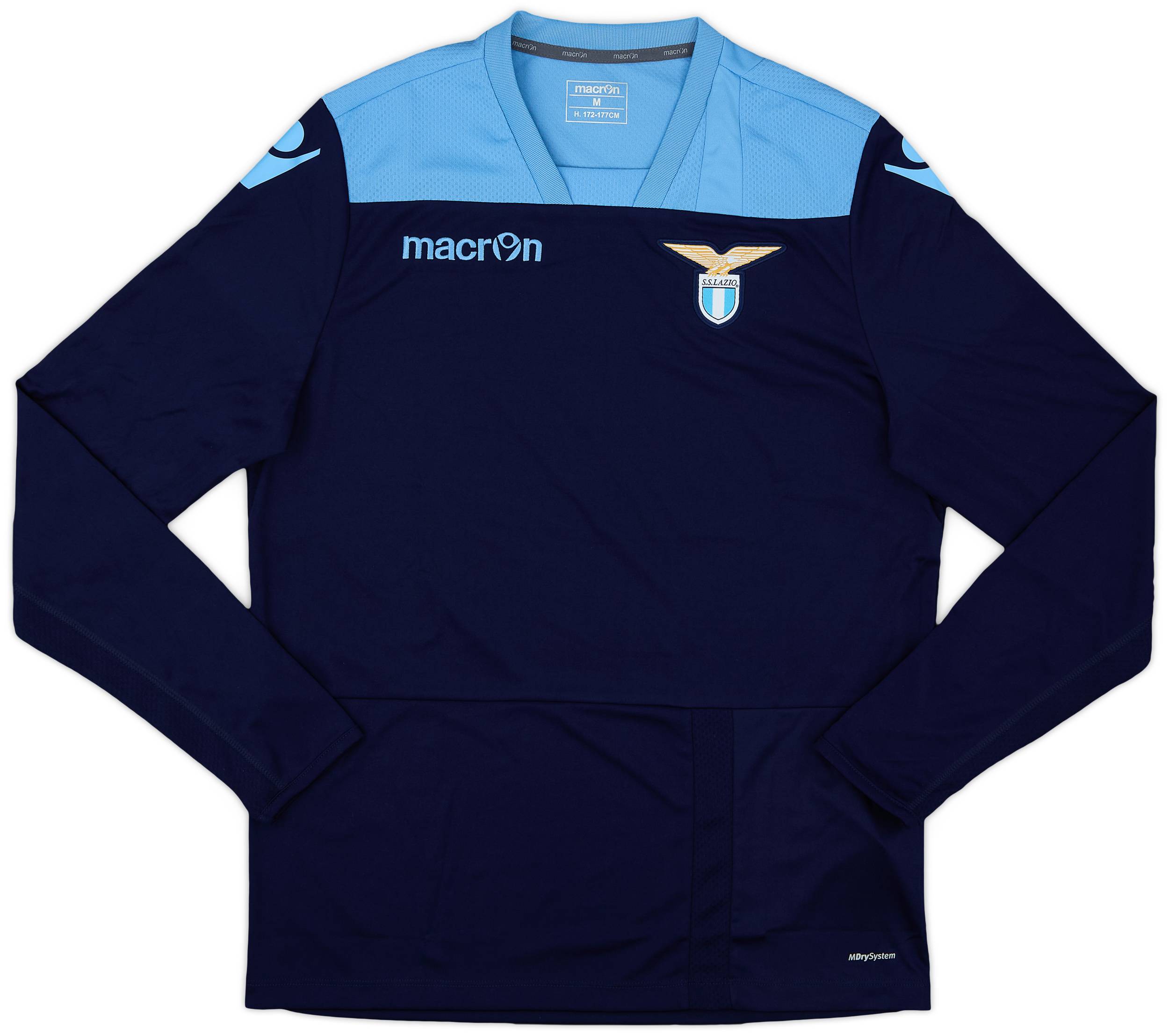 2017-18 Lazio Macron Training L/S Shirt - 8/10 - (M)