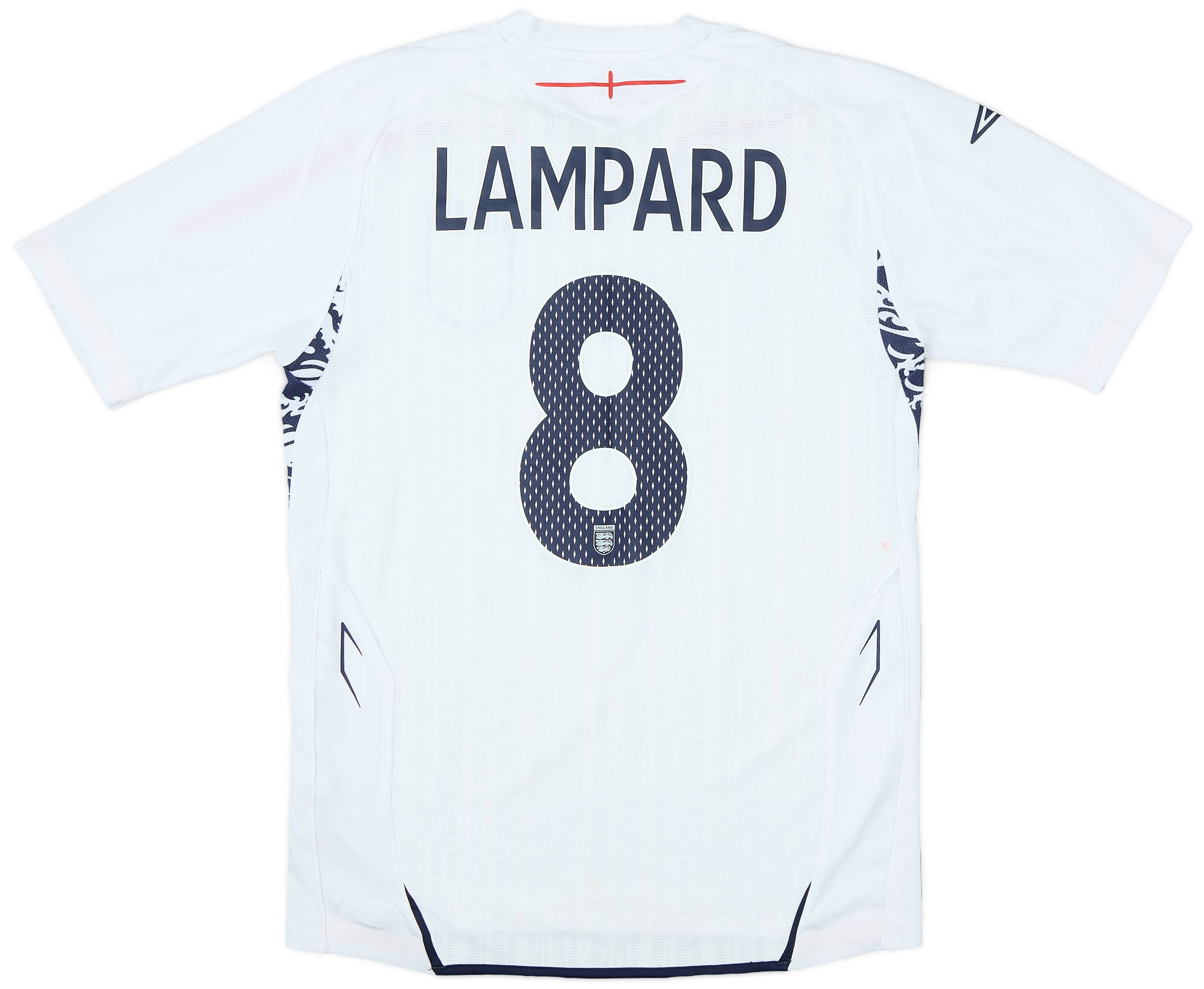 2007-09 England Home Shirt Lampard #8 - 5/10 - (S)