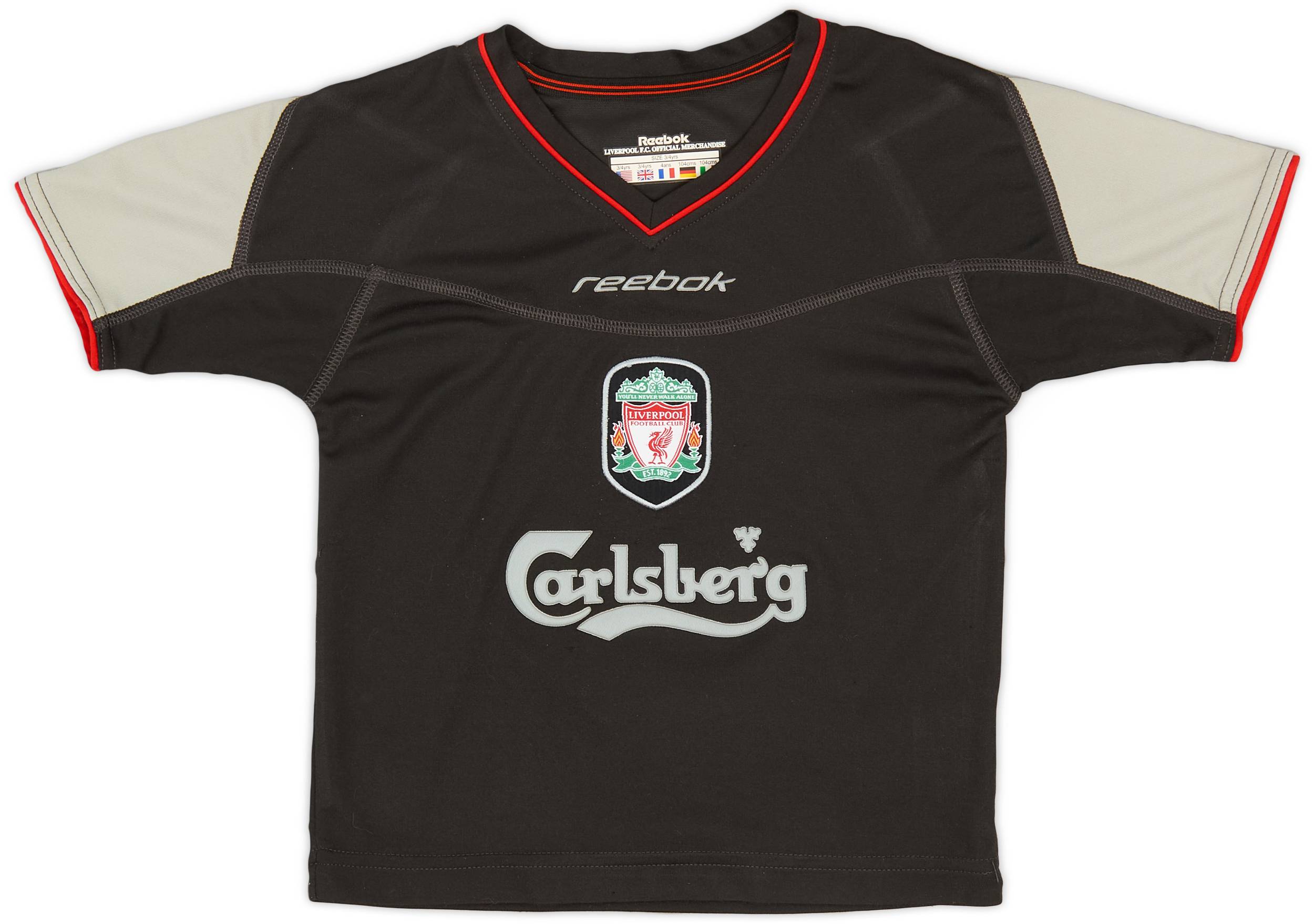 Liverpool shirt 3-4 years cheap