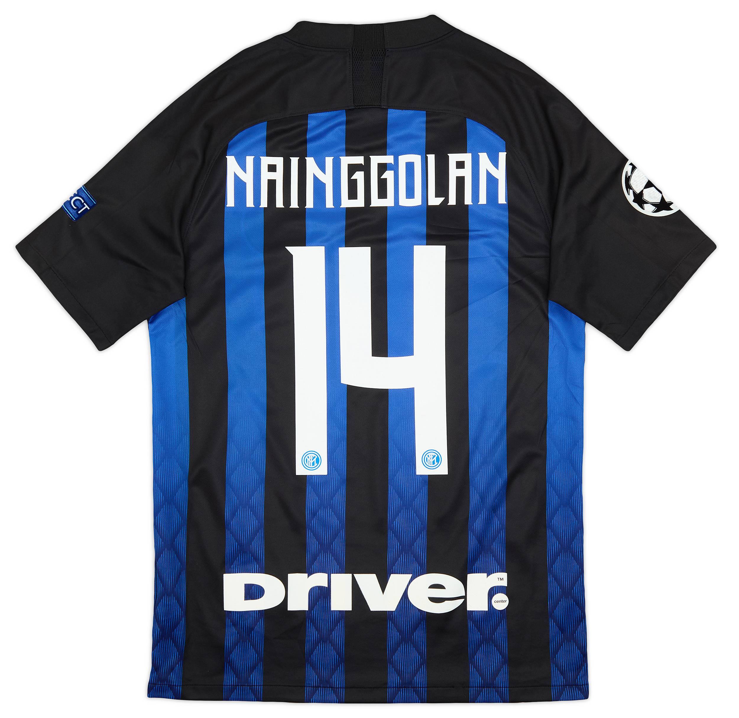 2018-19 Inter Milan Home Shirt Nainggolan #14 - 9/10 - (S)