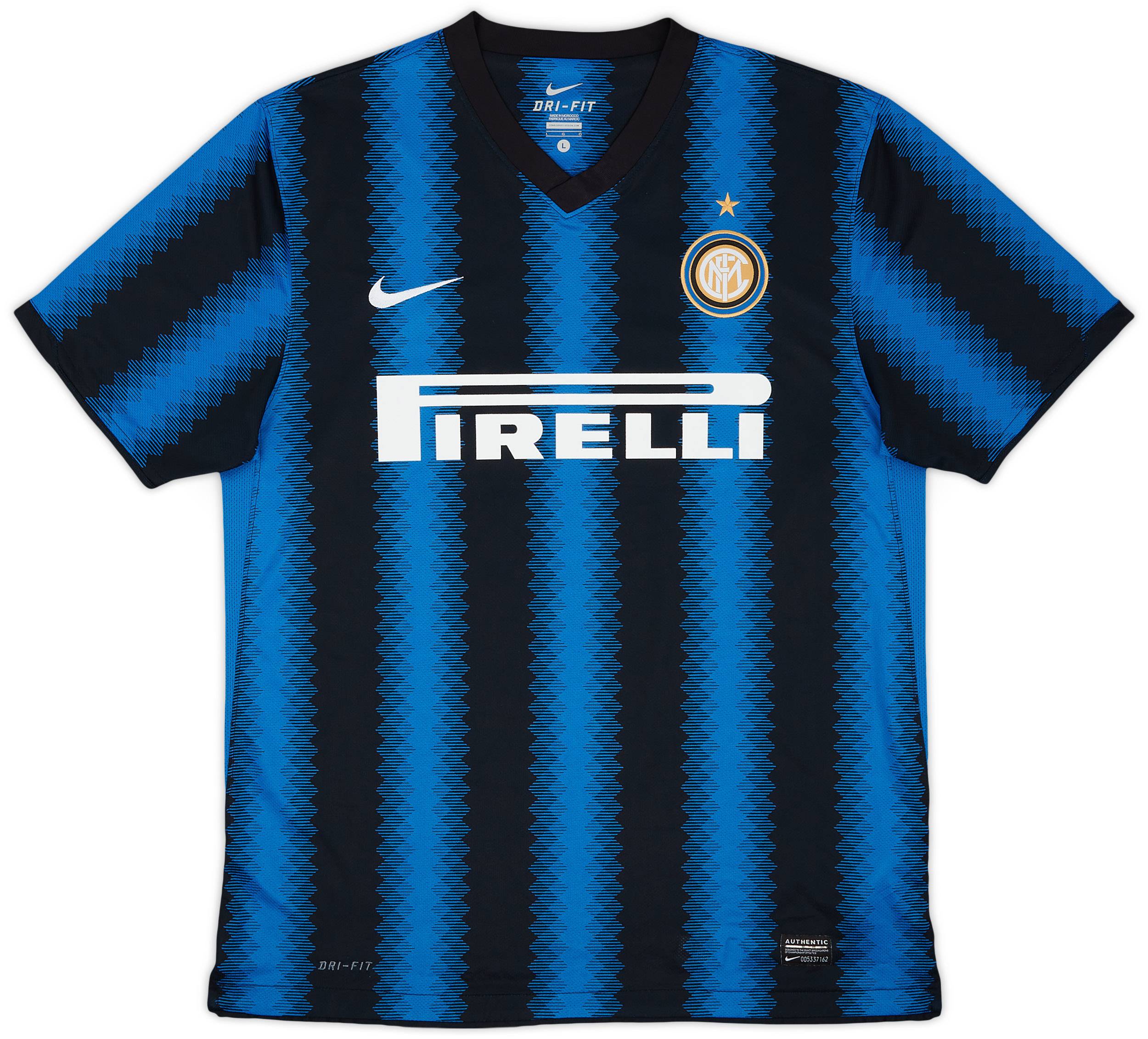 2010-11 Inter Milan Home Shirt - 8/10 - (L)