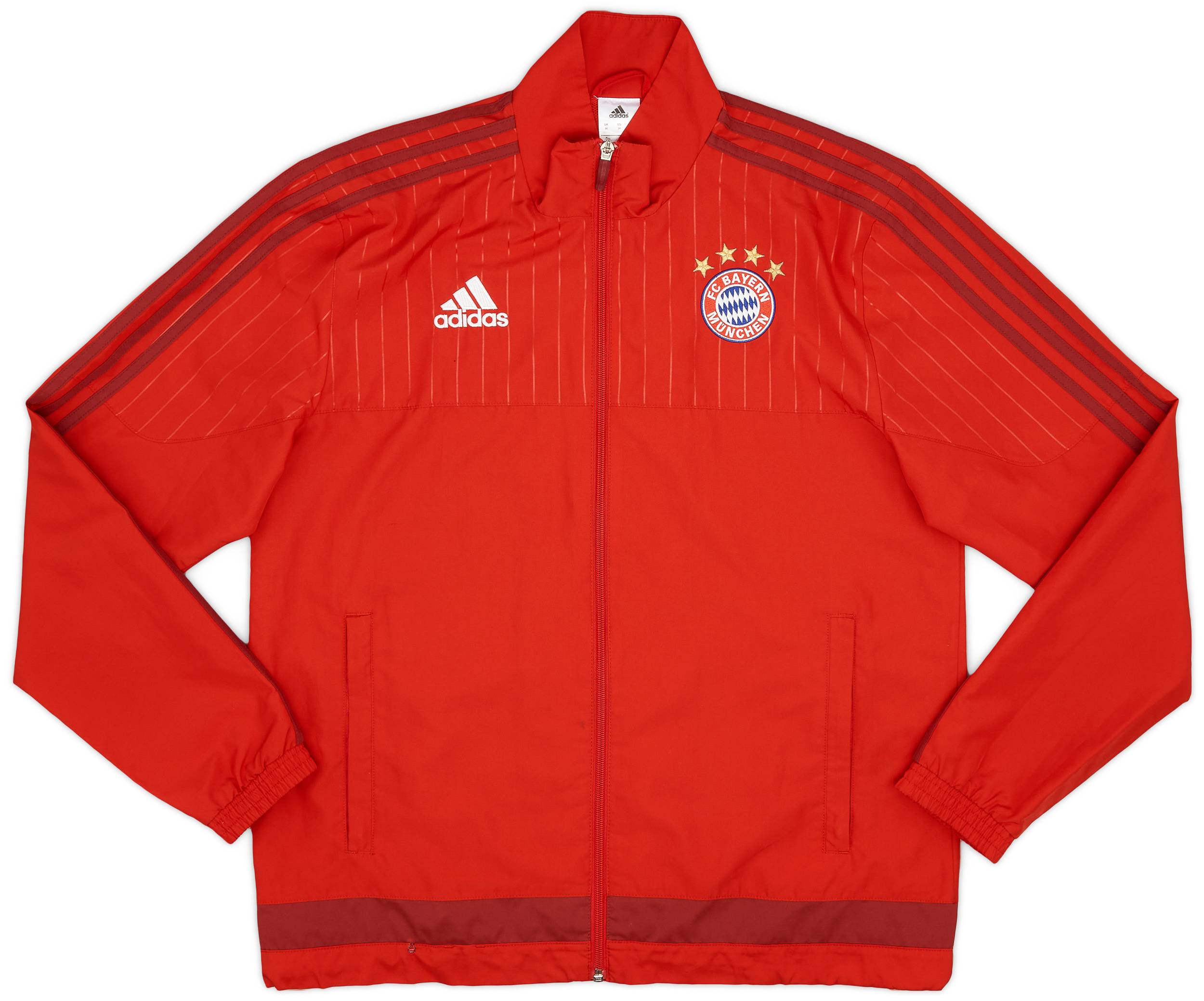 2015 16 Bayern Munich adidas Track Jacket 7 10 M