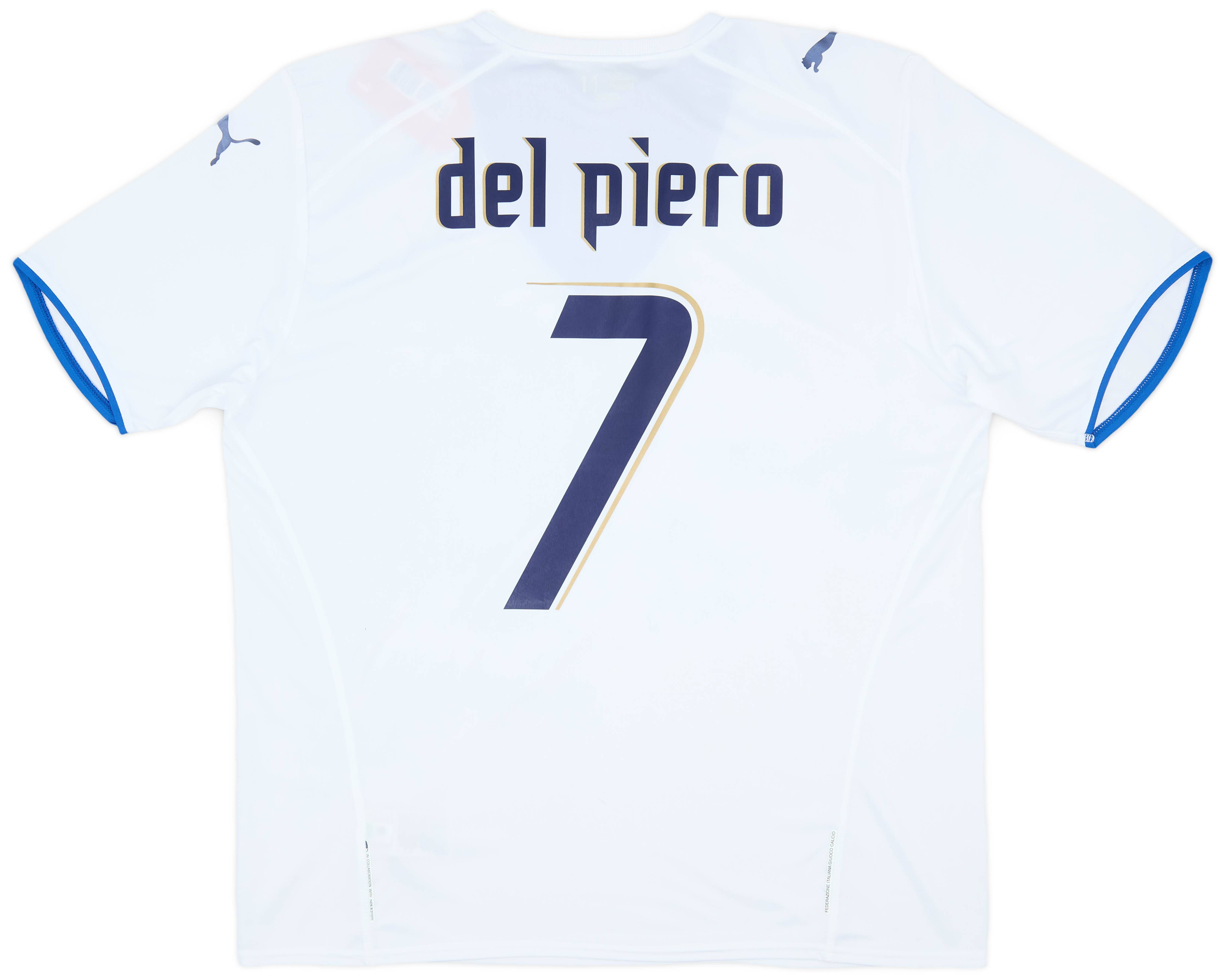 2006 Italy Basic Away Shirt Del Piero #7 (XL)