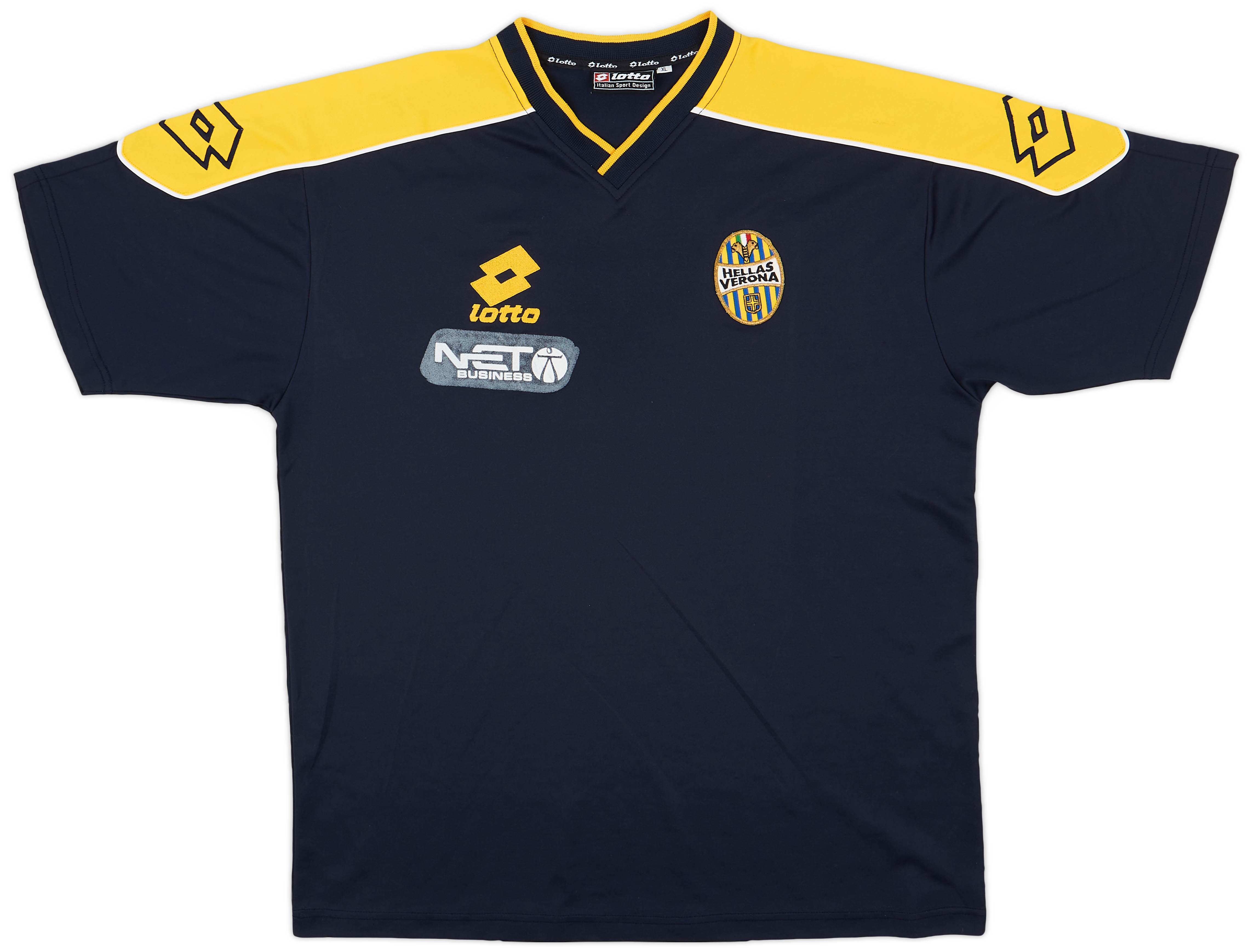 2000-02 Hellas Verona Lotto Training Shirt - 6/10 - (XL)