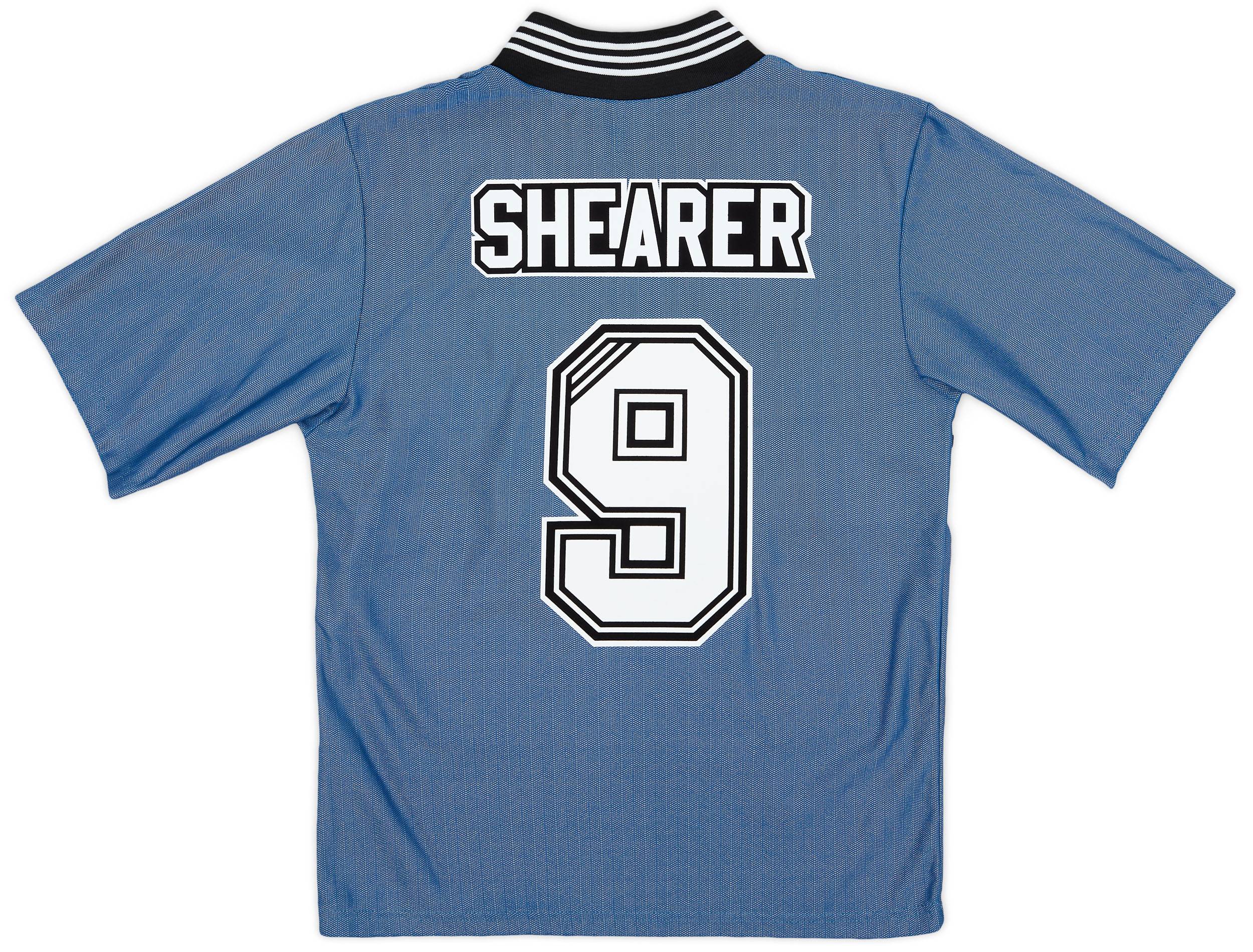 1996-97 Newcastle Away Shirt Shearer #9 - 8/10 - (S)