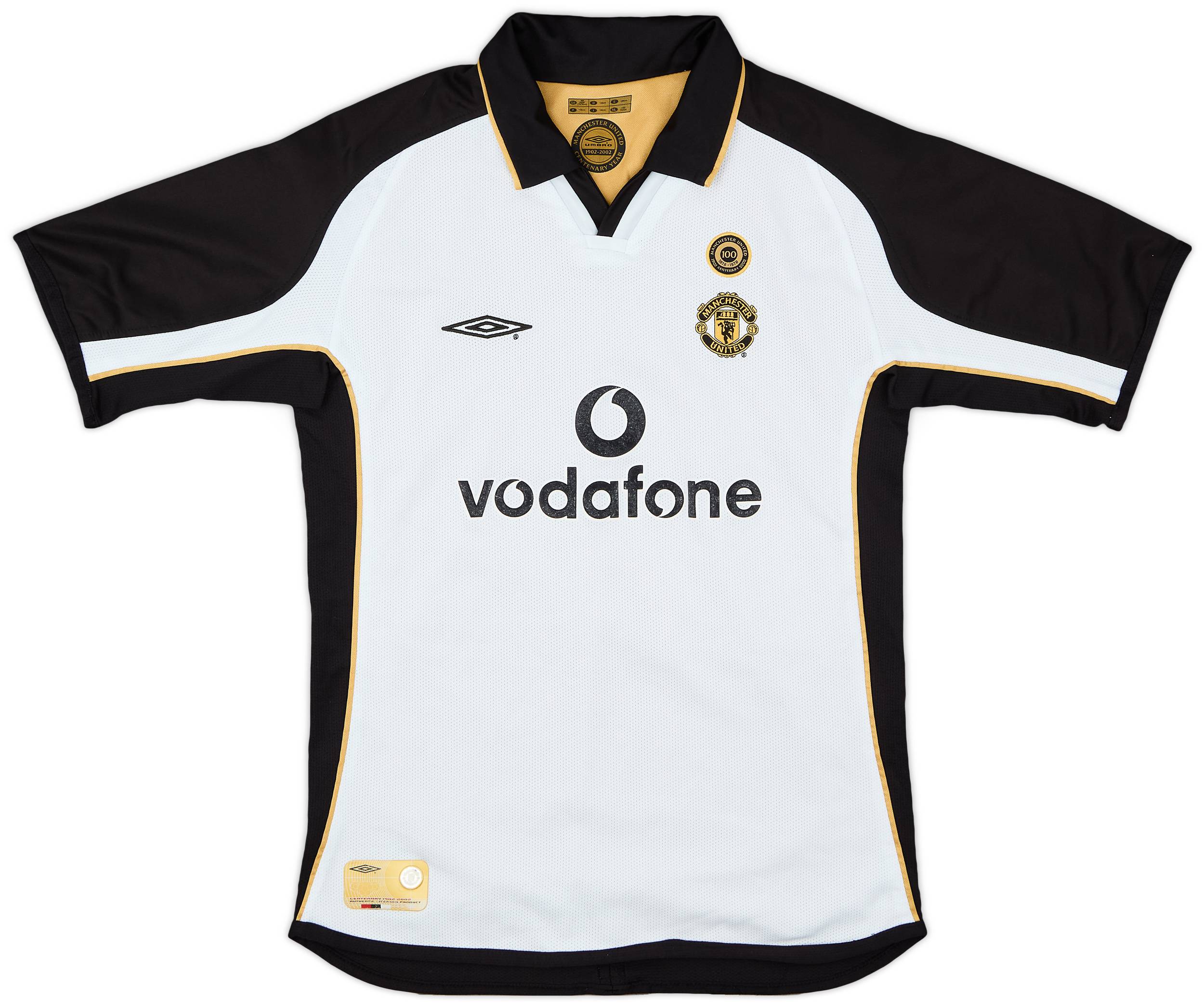 2001-02 Manchester United Centenary Away/Third Shirt - 6/10 - (M.Boys)