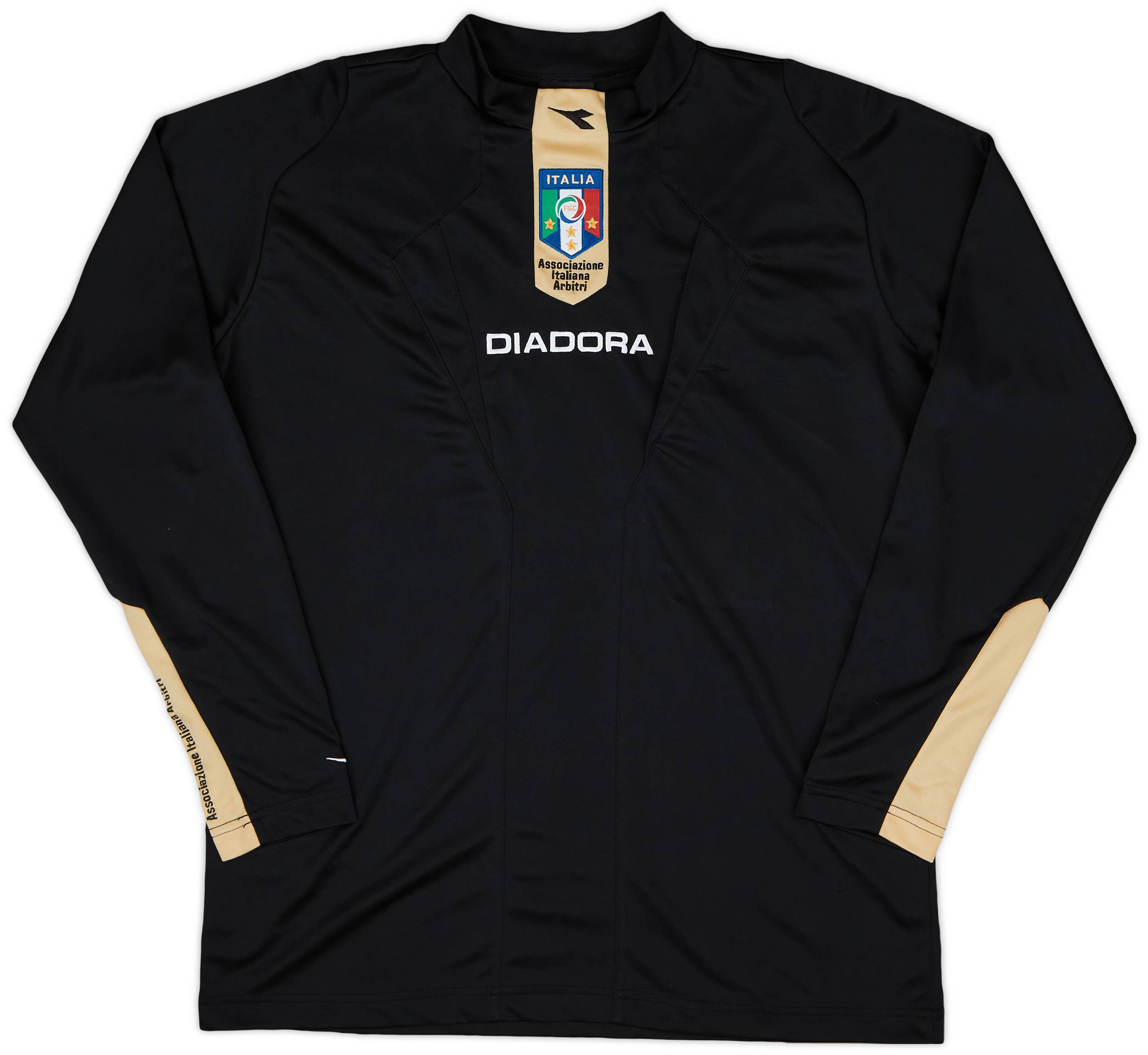 2007-08 Italy Diadora Referee L/S Shirt - 9/10 - (M)
