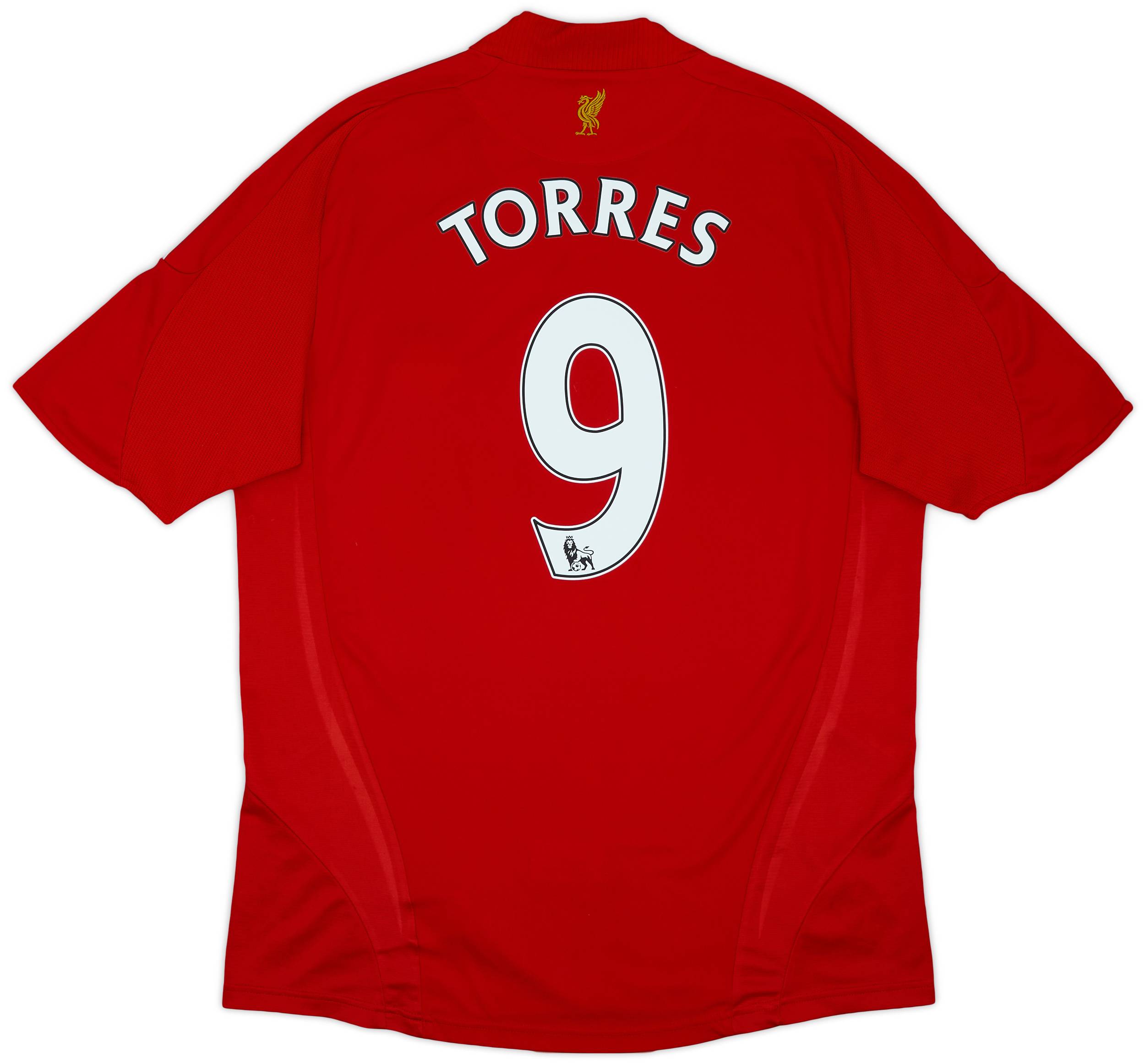 2008-10 Liverpool Home Shirt Torres #9 - 7/10 - (L)
