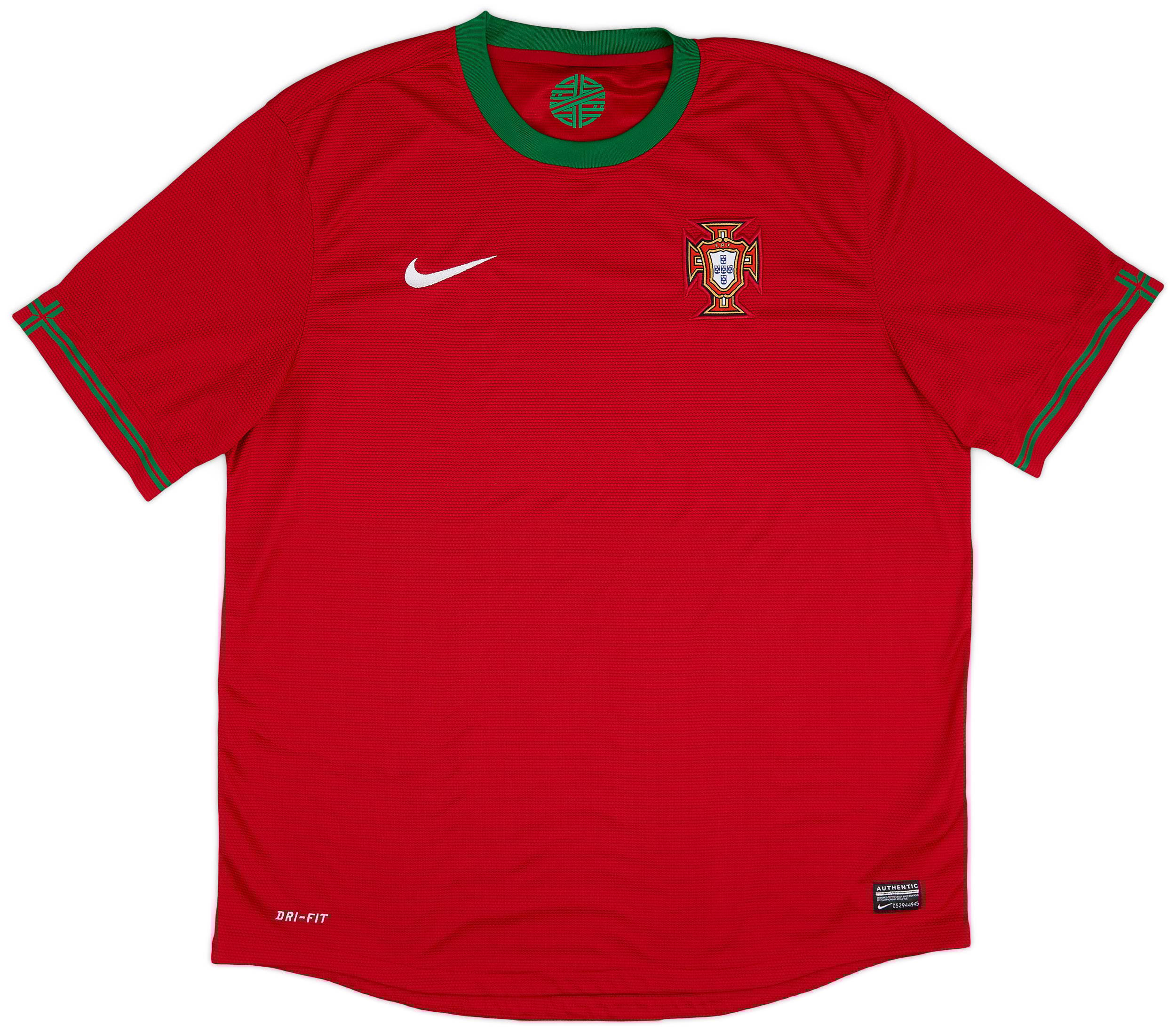 2012-13 Portugal Home Shirt - 9/10 - (XL)