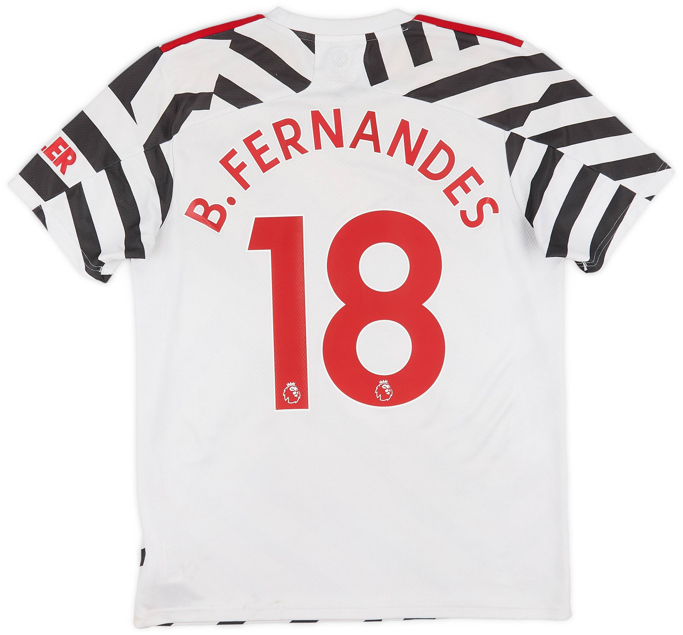 2020-21 Manchester United Third Shirt Fernandes #18 - 5/10 - (M)