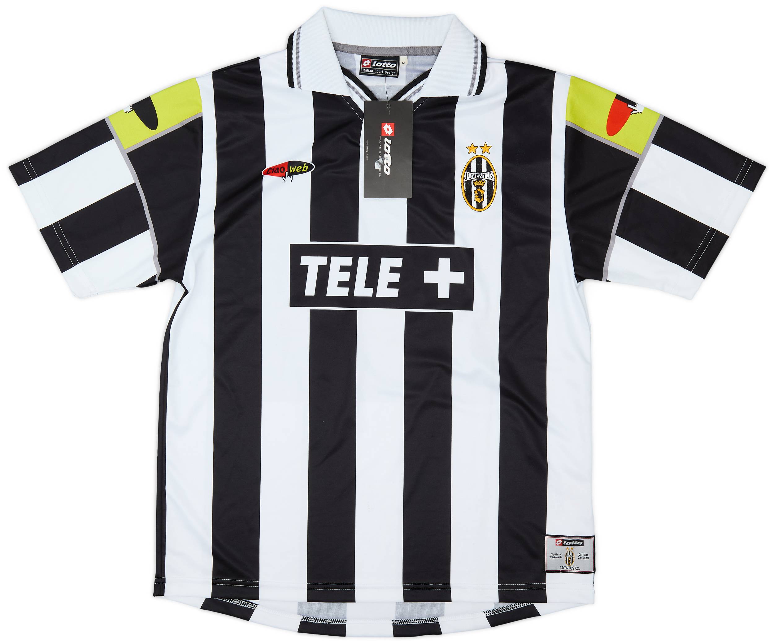 早割クーポン！ Del Shirt Home Ciaoweb Juventus 2000-01 Piero (M) #10 パック・フェイスマスク