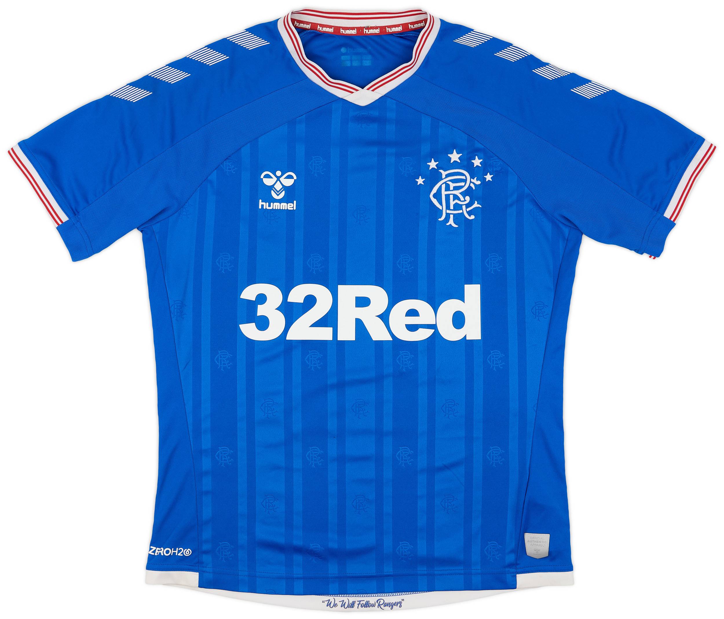 2019-20 Rangers Home Shirt - 7/10 - (L)