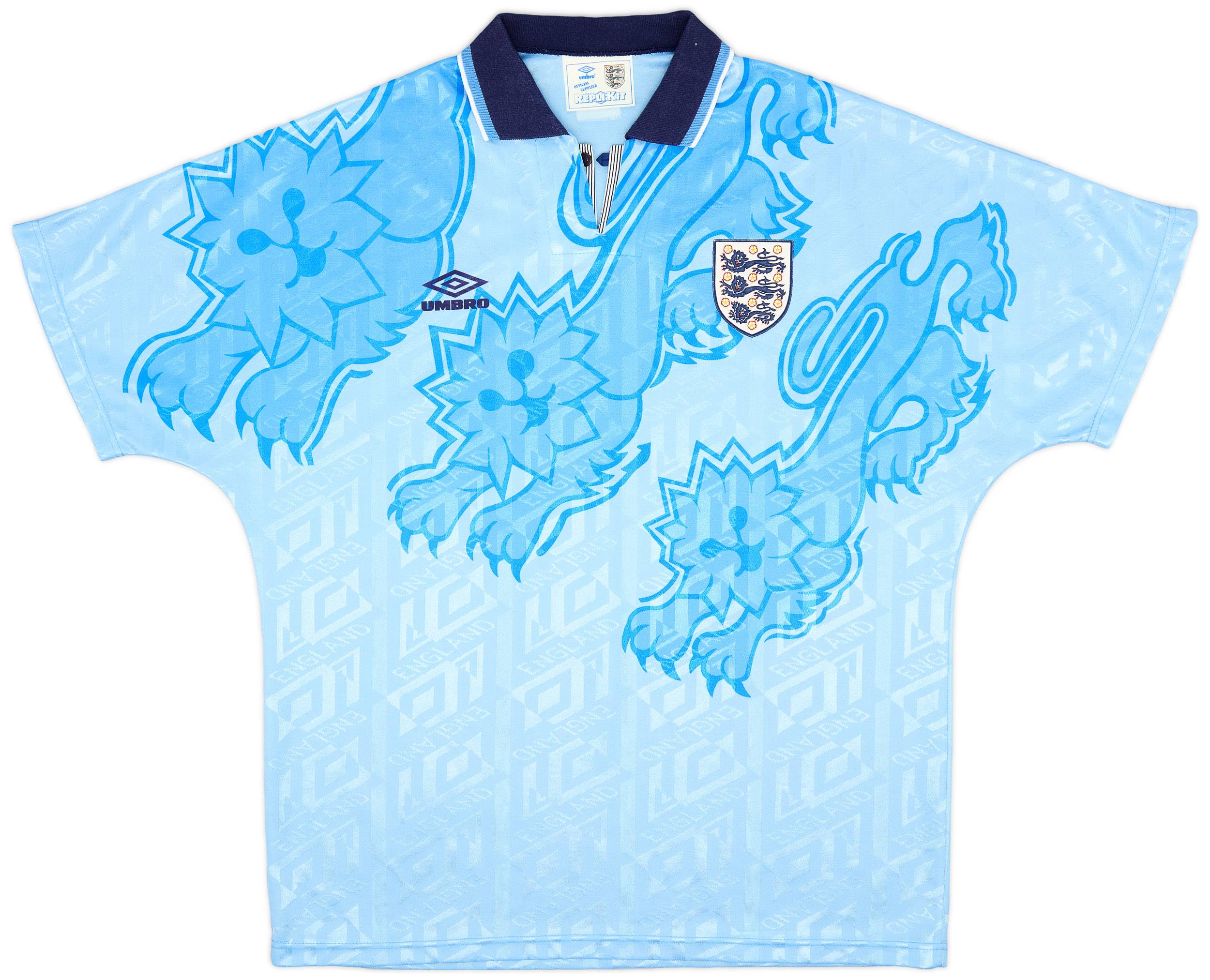 1992-93 England Third Shirt - 9/10 - (XXL)