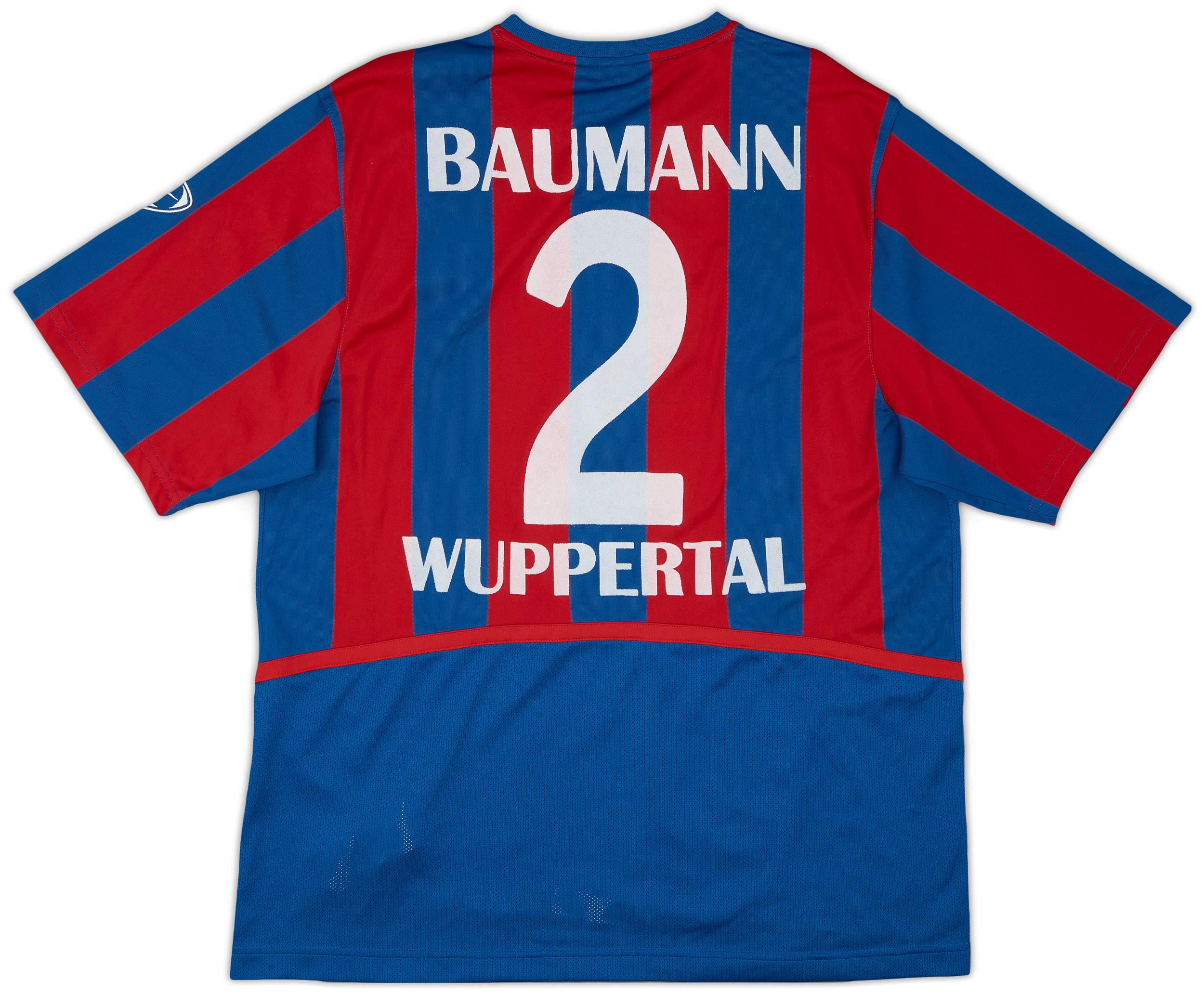 2004-05 Wuppertaler Home Shirt Baumann #2 - 8/10 - (L)