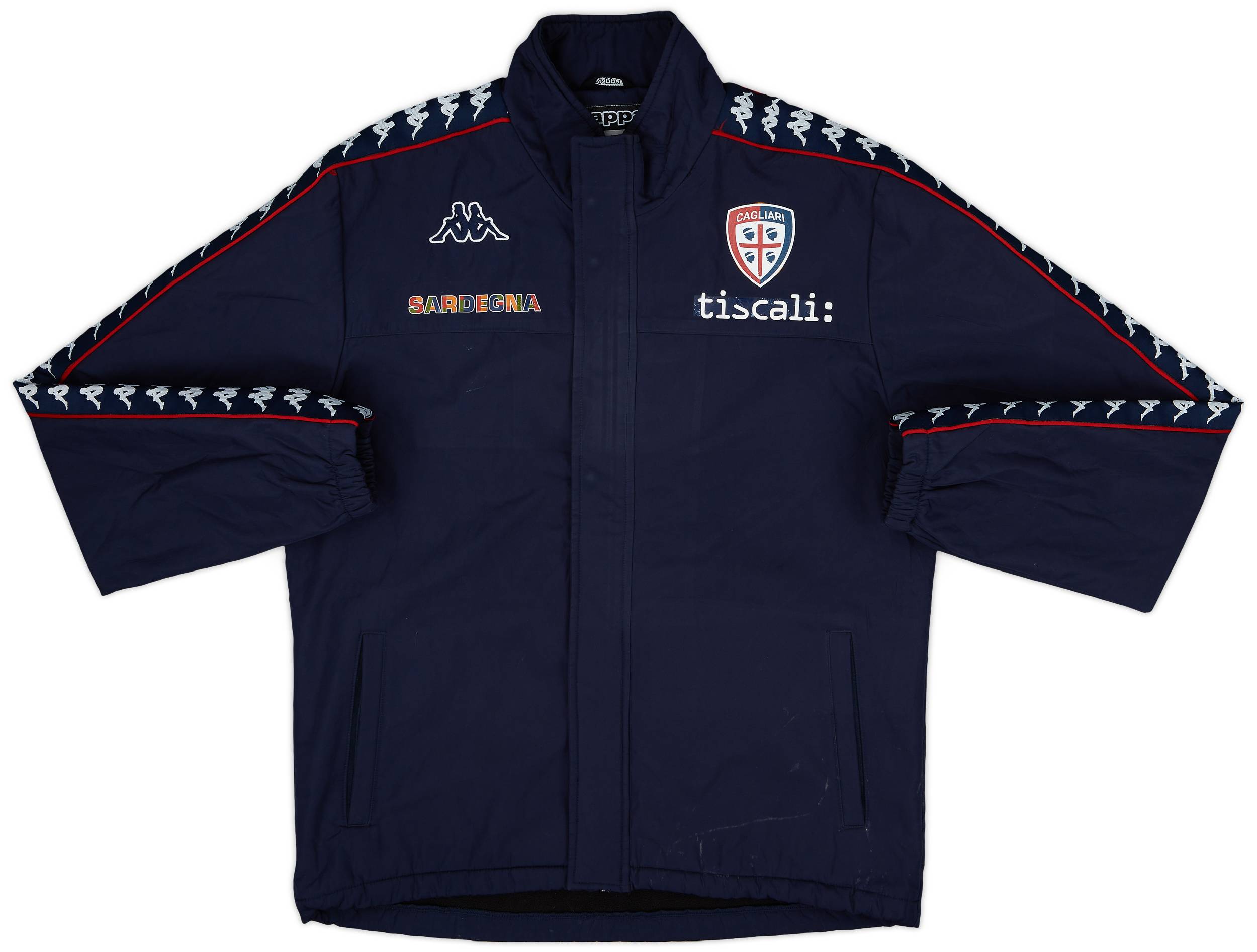2014-15 Cagliari Kappa Track Jacket - 6/10 - (XL)