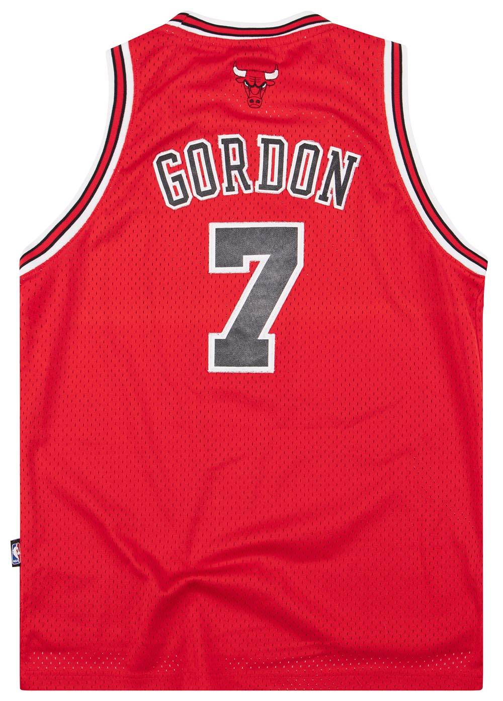 2006-09 Chicago Bulls Gordon #7 adidas Swingman Jersey (Away) Y