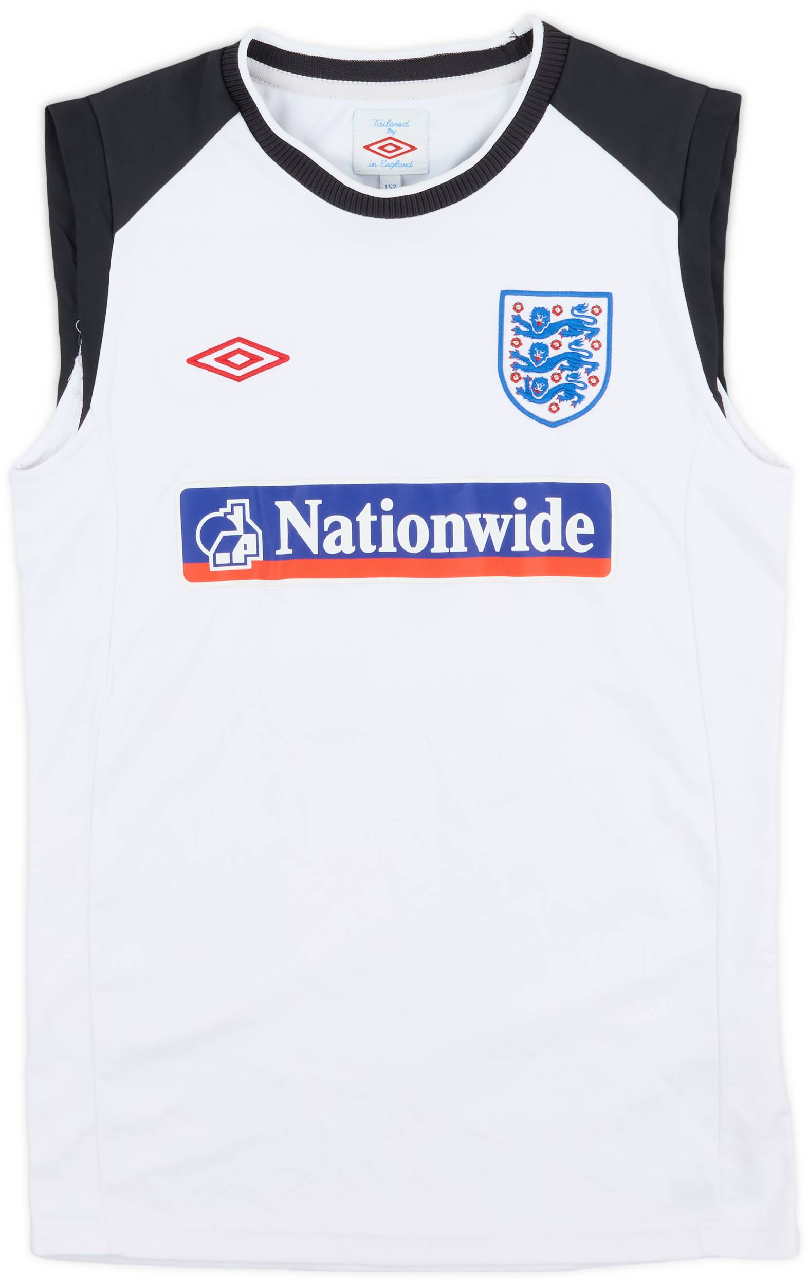 2009-10 England Umbro Training Vest - 8/10 - (M.Boys)