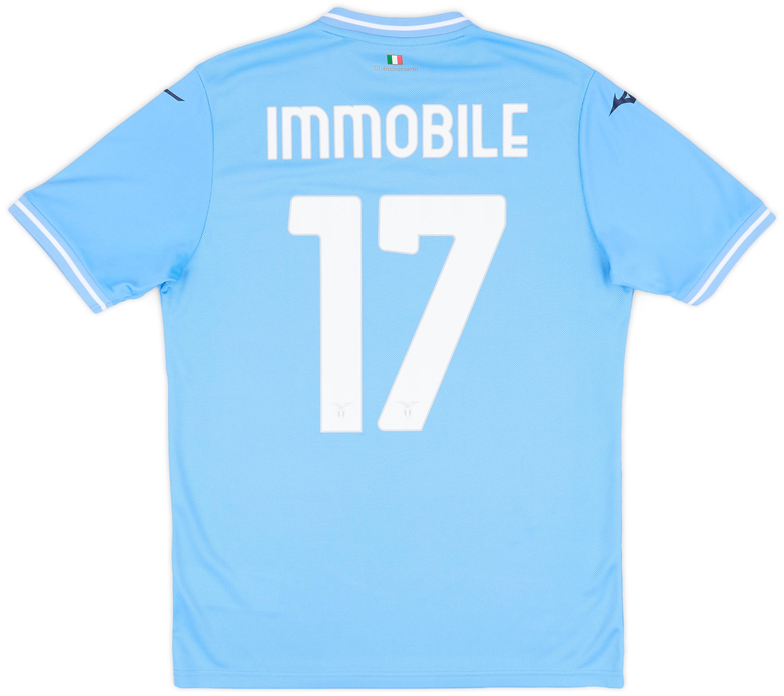 2023-24 Lazio Home Shirt Immobile #17