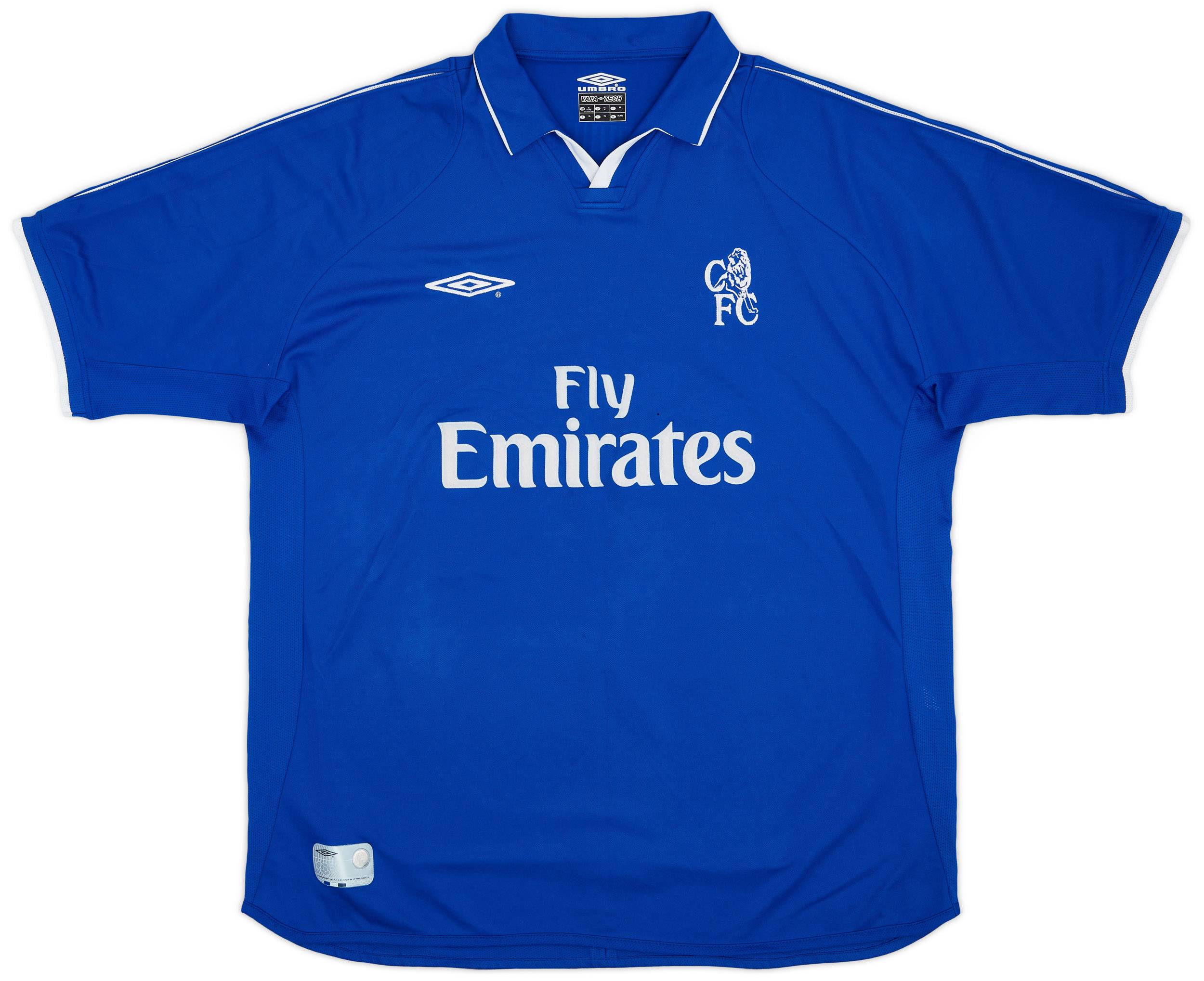 新着 2001-03 Chelsea (XL) - 5/10 - #9 Shirt Home ウェア
