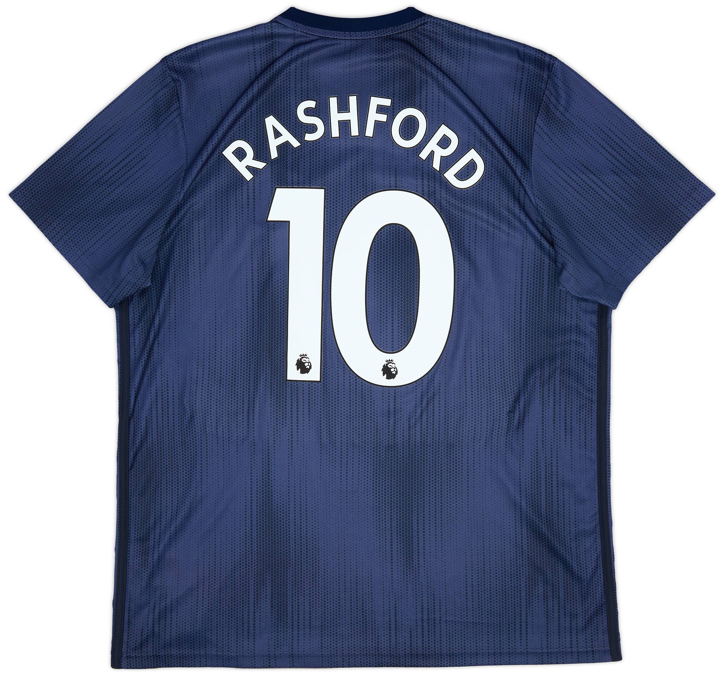 2018-19 Manchester United Third Shirt Rashford #10 - 7/10 - (XL)