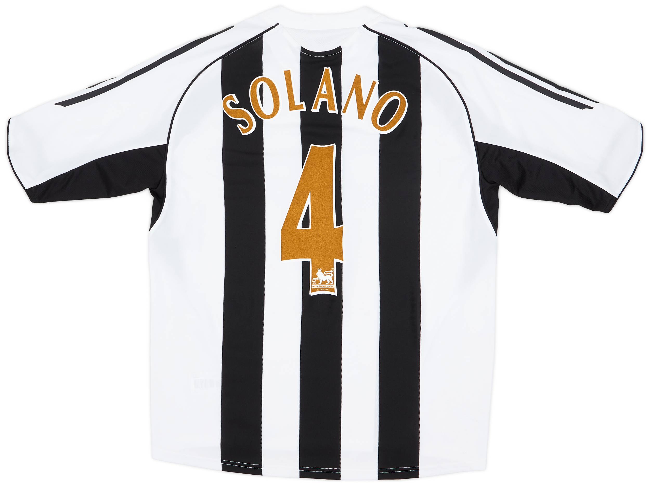 2005-07 Newcastle Home Shirt Solano #4 - 6/10 - (L)