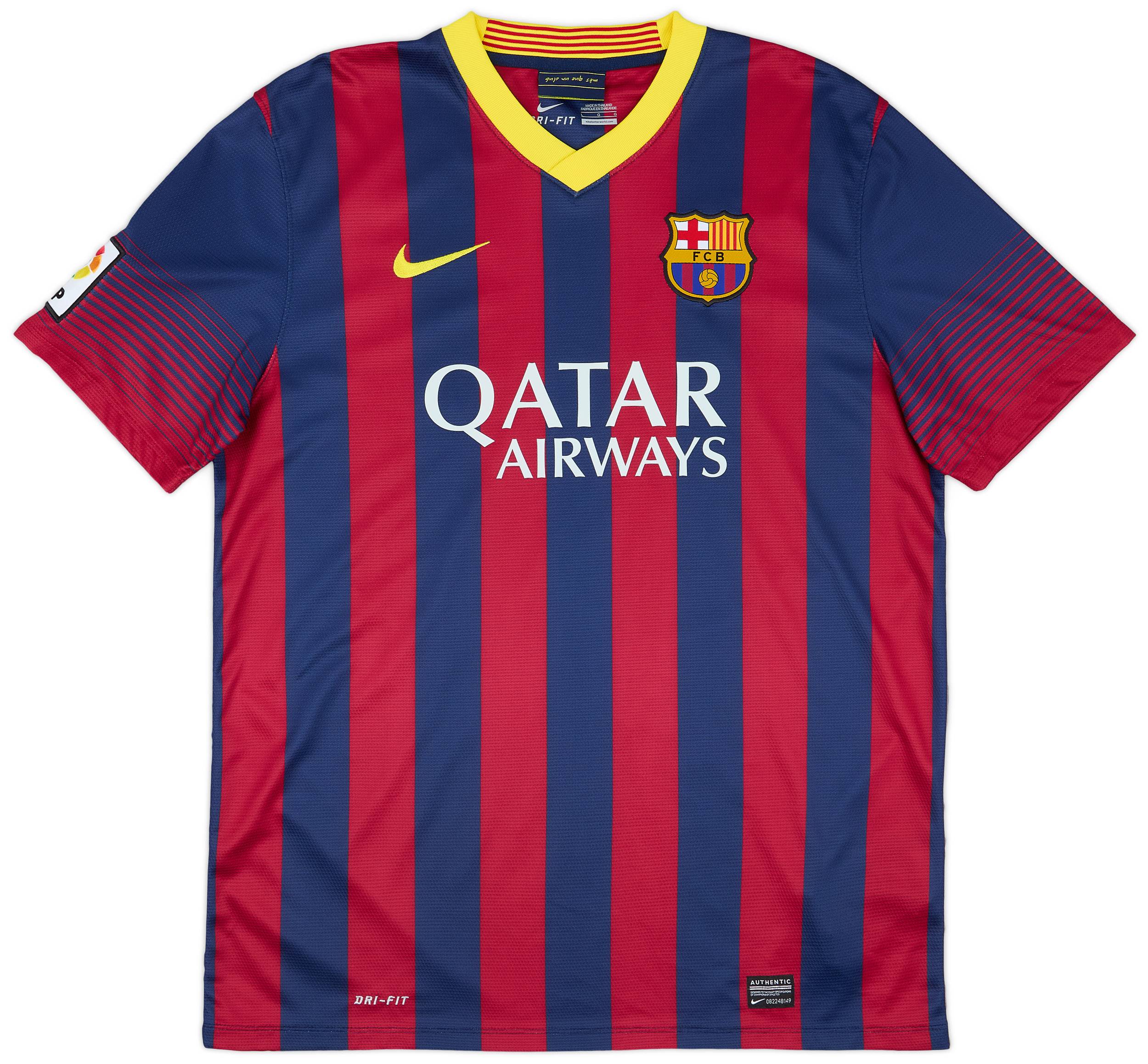 2013-14 Barcelona Home Shirt