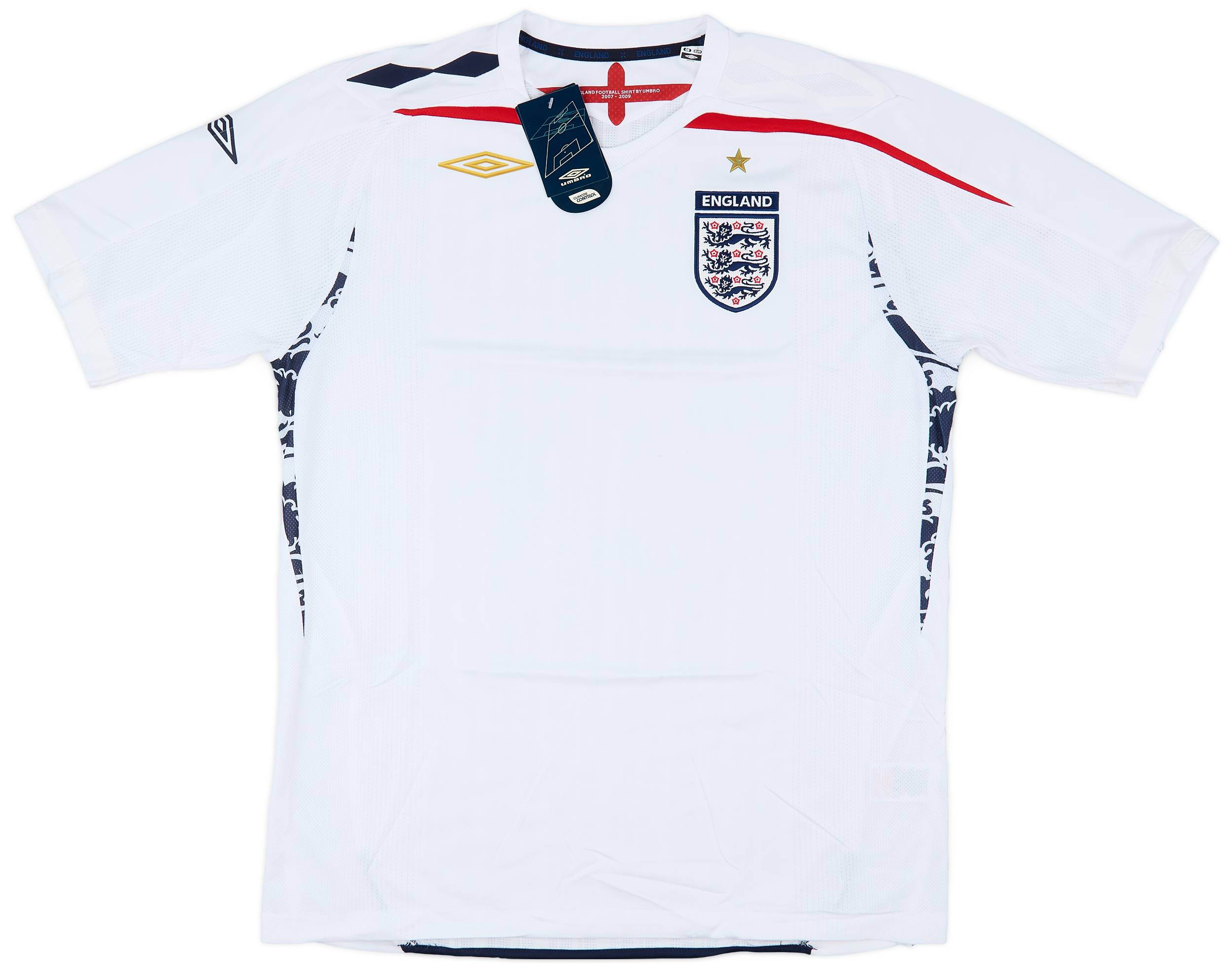 2007-09 England Home Shirt (L)