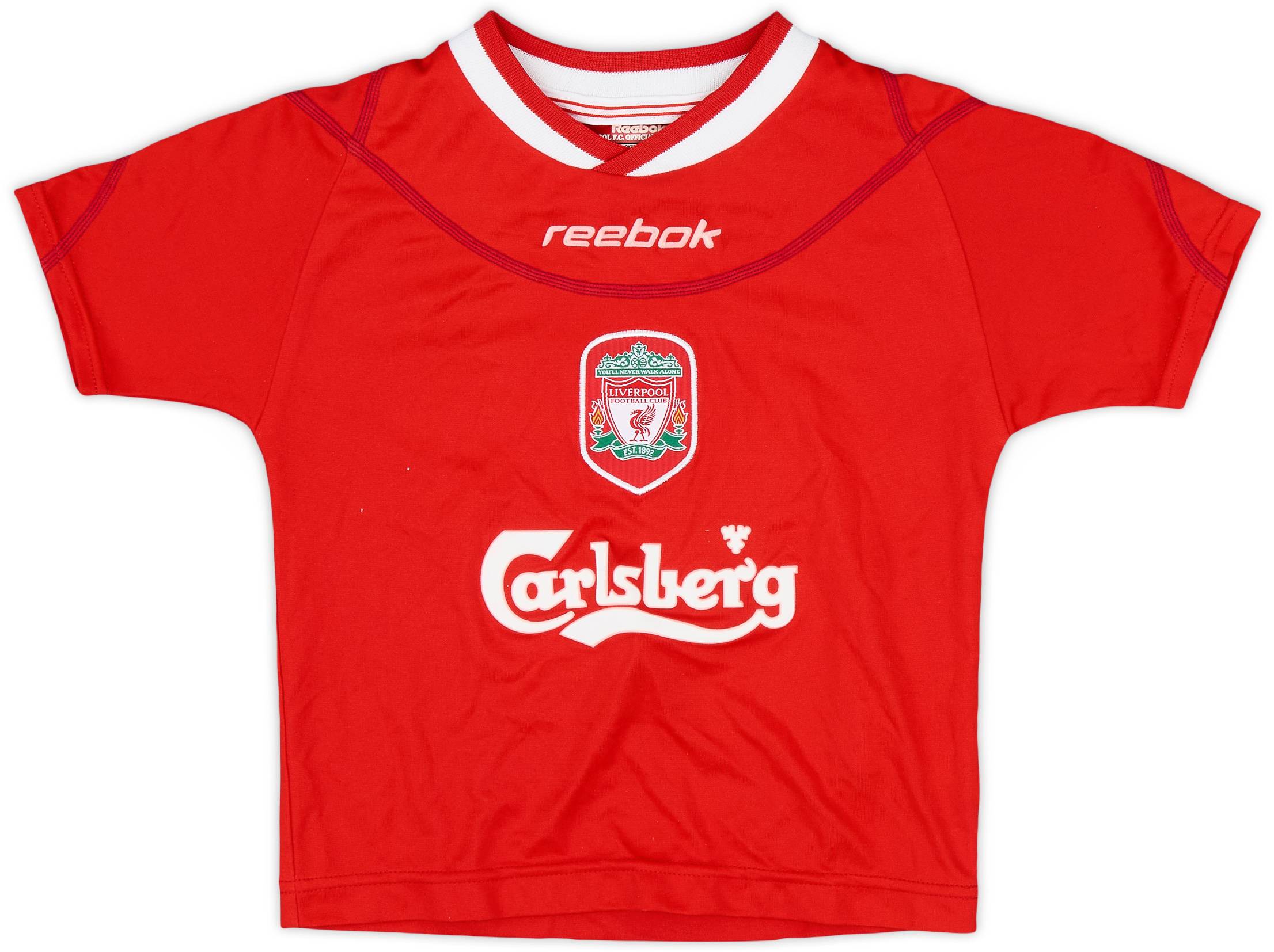 2002-04 Liverpool Home Shirt - 8/10 - (2-3 Years)