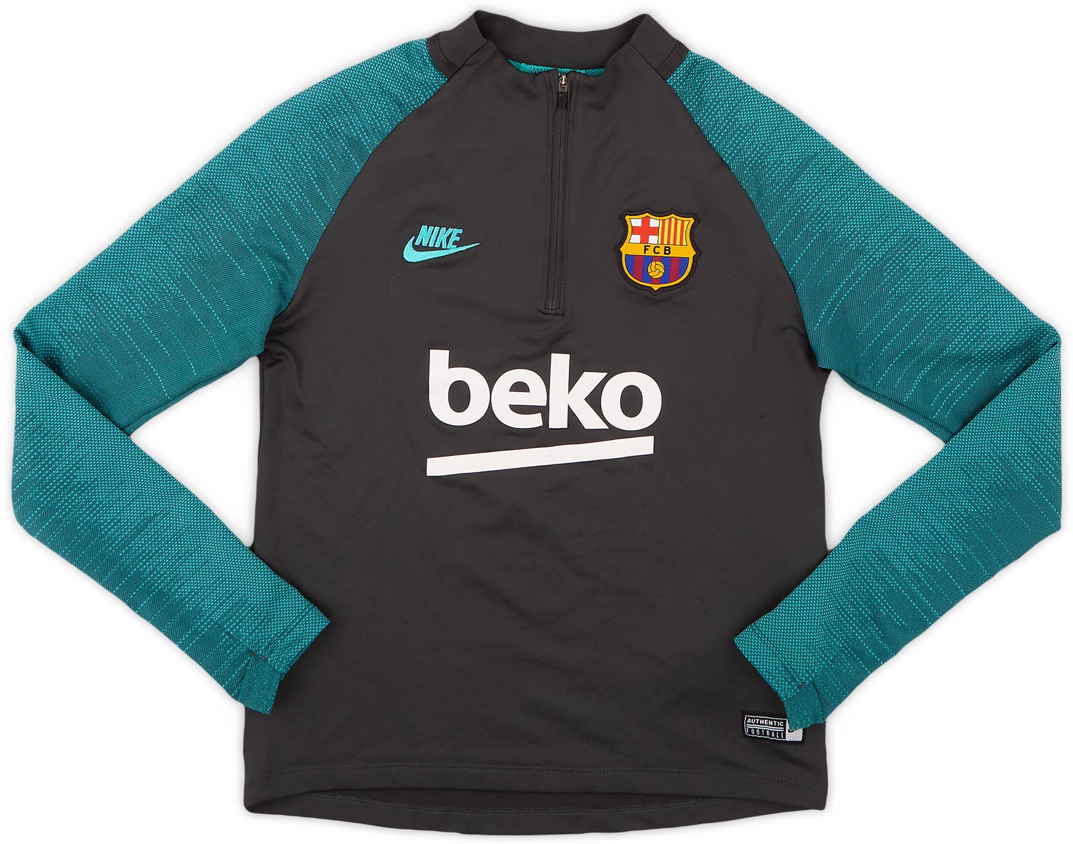 人気ショップ - Top Drill Zip 1/4 Nike Barcelona 2019-20 8/10 (M.Boys) - ウェア