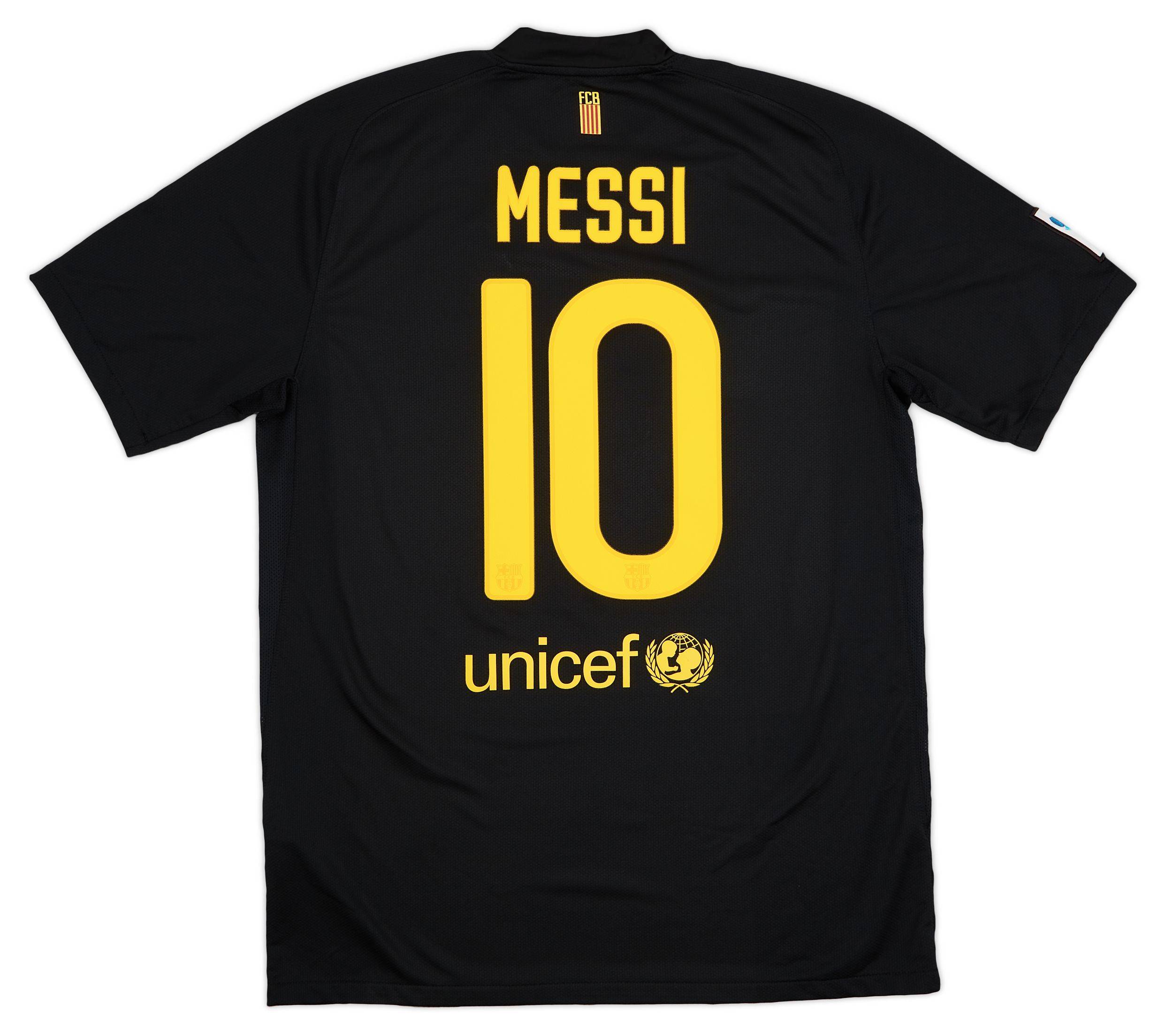 2011-12 Barcelona Away Shirt Messi #10