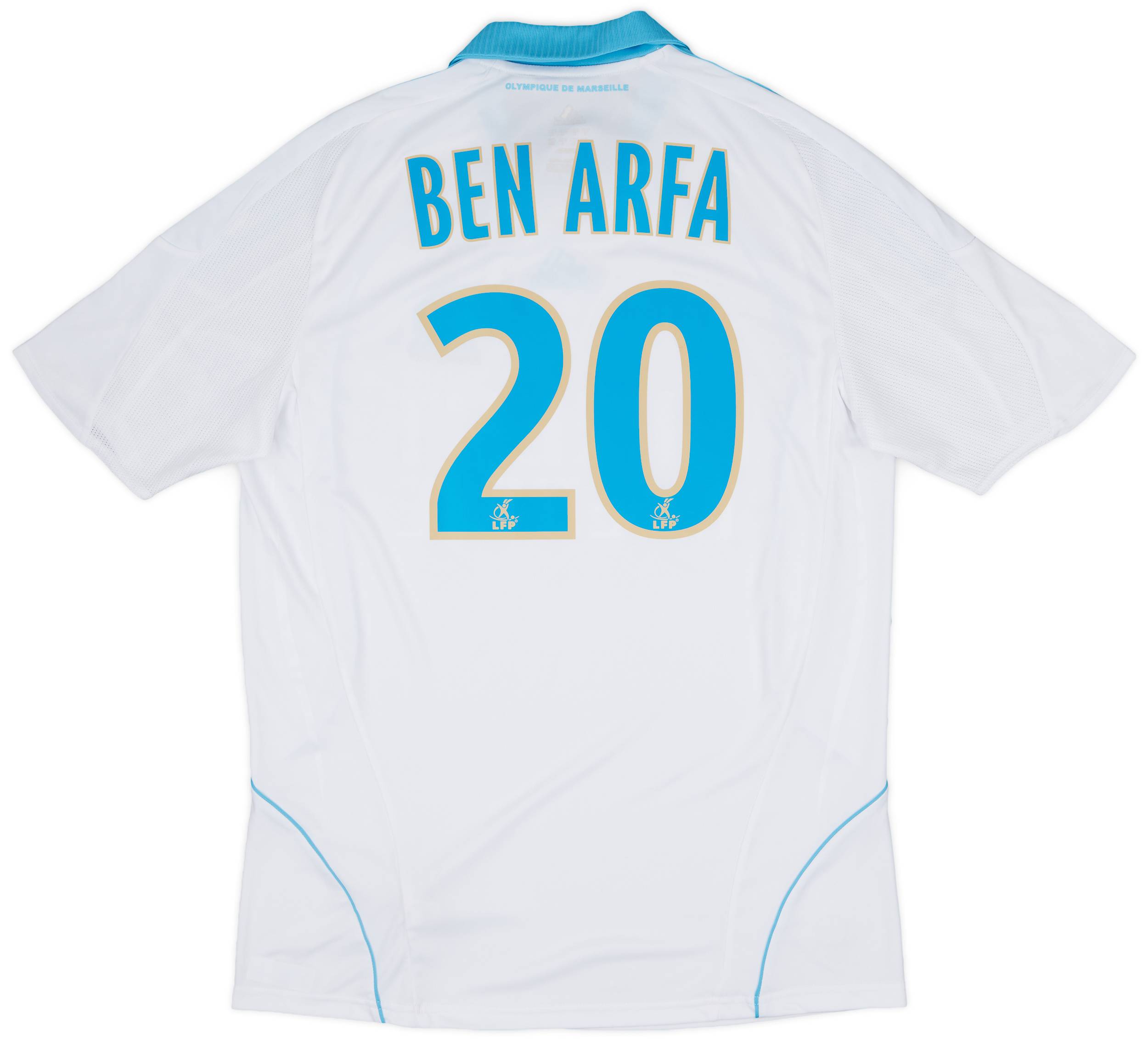 2008-09 Olympique Marseille Home Shirt Ben Arfa #20 - 8/10 - (M)