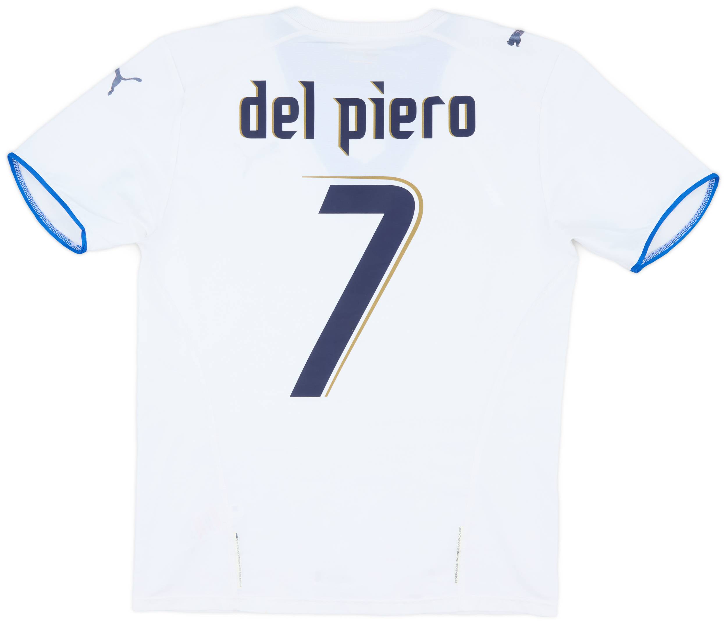 2006 Italy Away Shirt Del Piero #7 - 6/10 - (M)