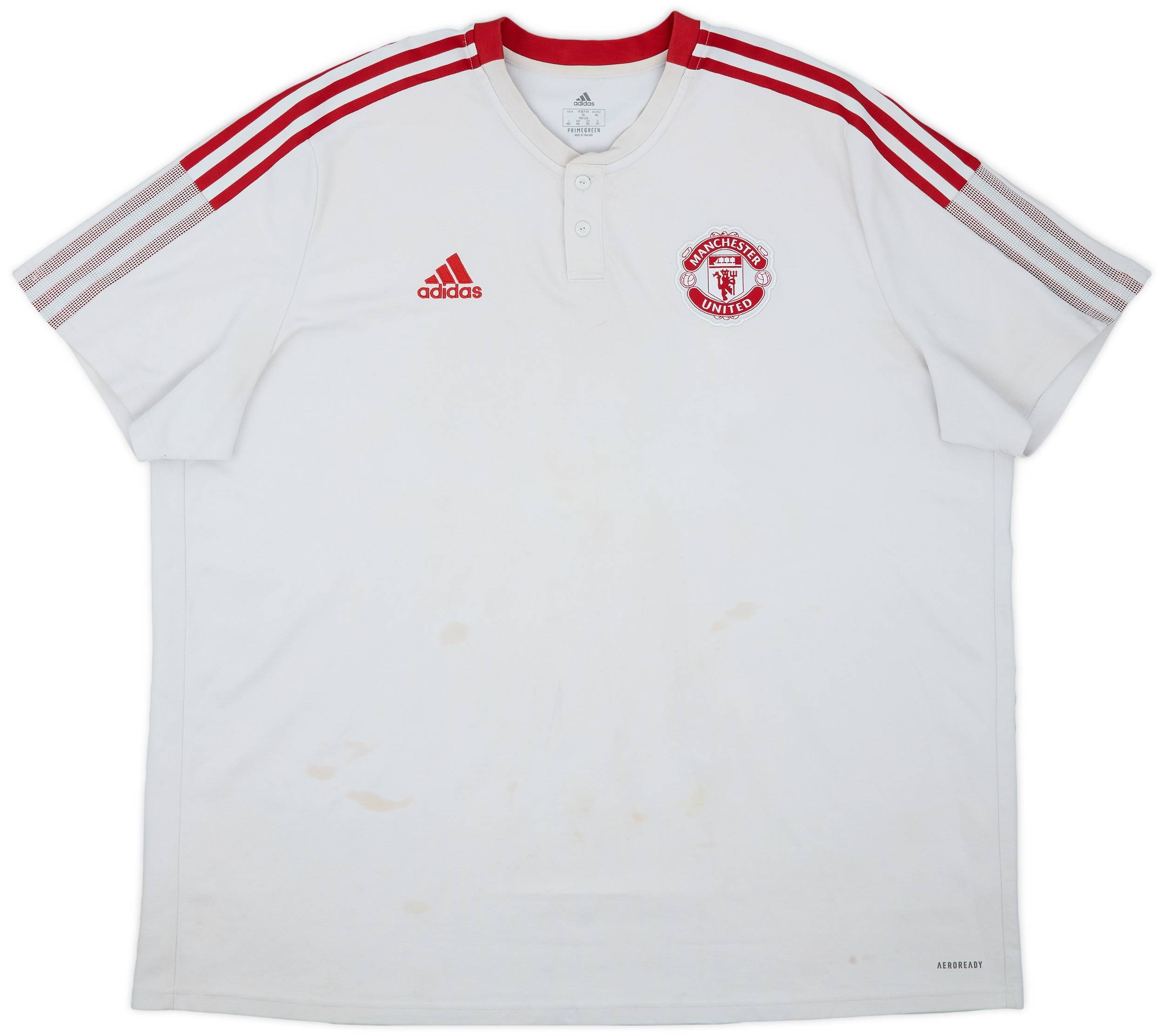 2021-22 Manchester United Polo Shirt - 4/10 - (3XL)