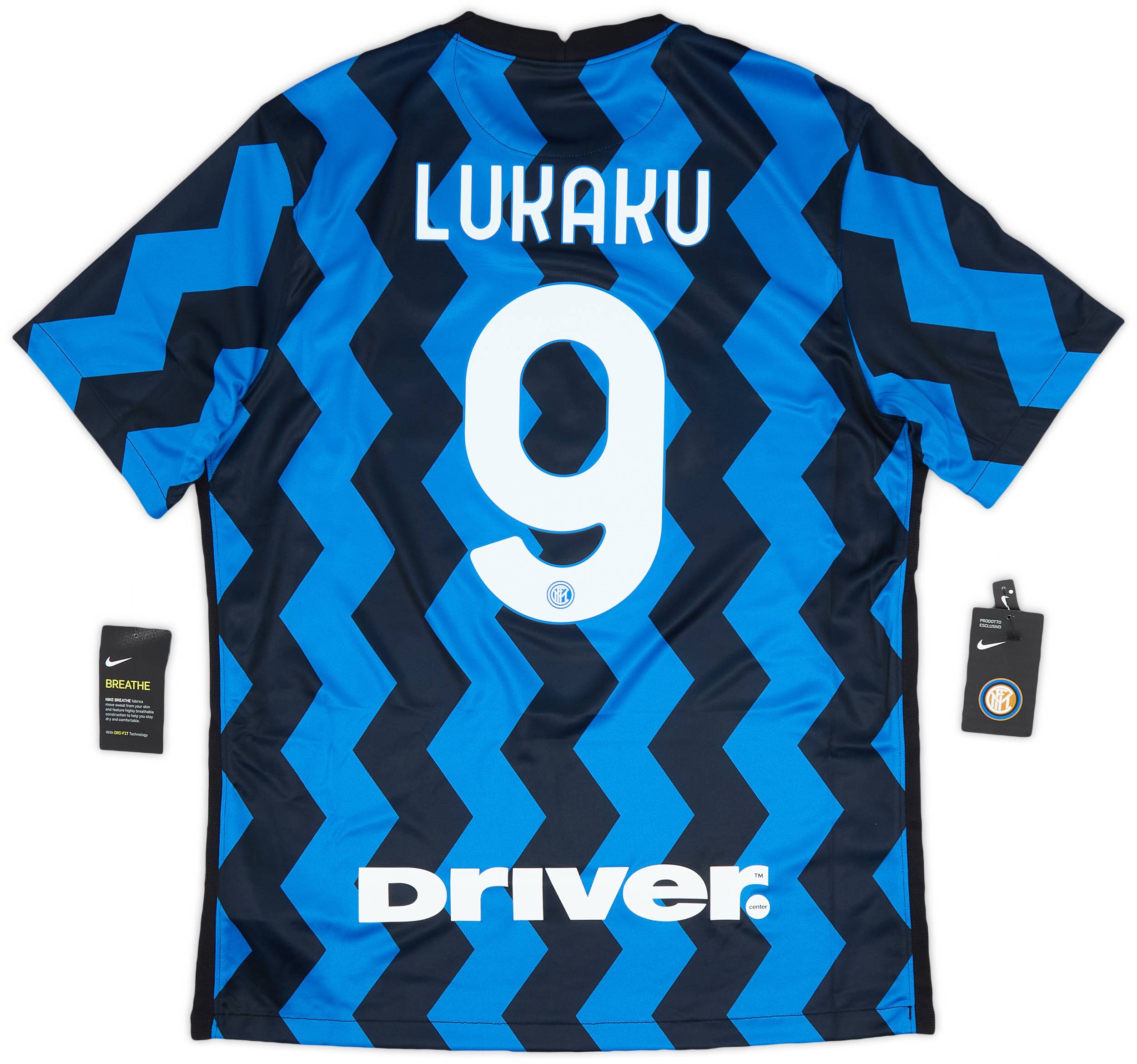 2020-21 Inter Milan Home Shirt Lukaku #9 (L)