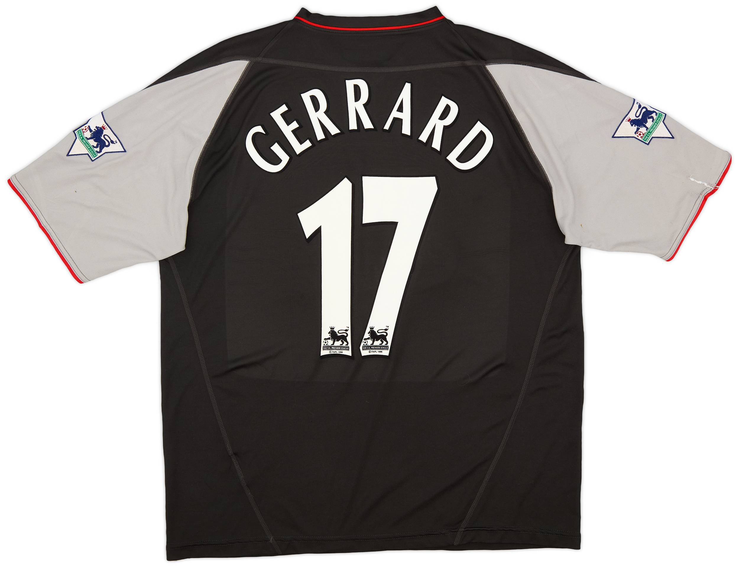 2002-04 Liverpool Away Shirt Gerrard #17 - 6/10 - (L)